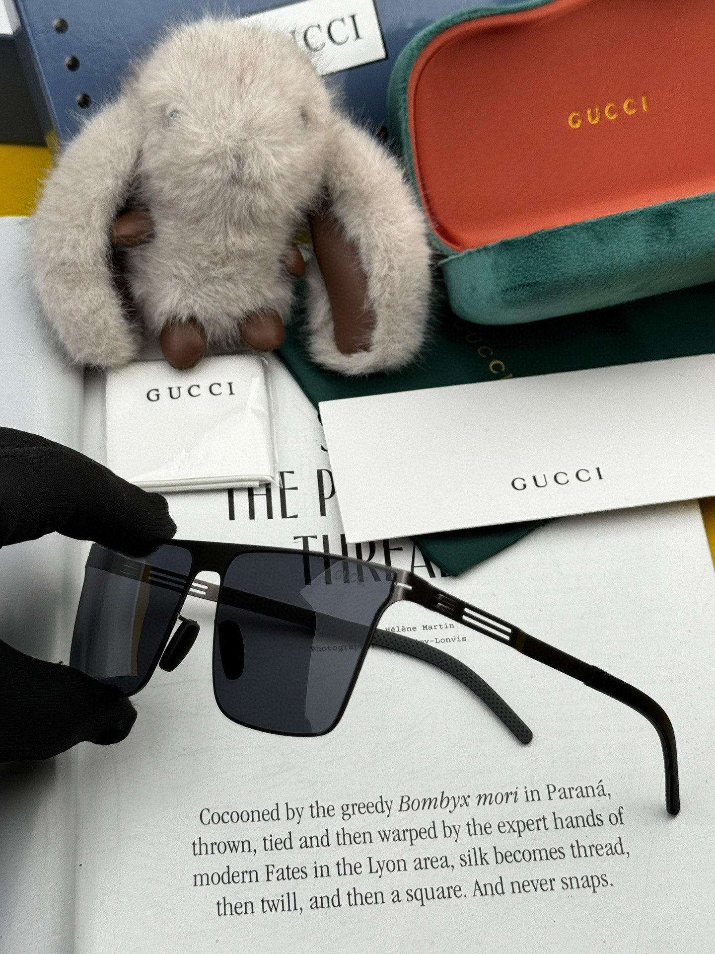 ♦️ GUCCI 2025新款男女情侣款太阳镜多边形墨镜iP电镀永不褪色 超轻超有弹性整幅眼镜无螺丝重要