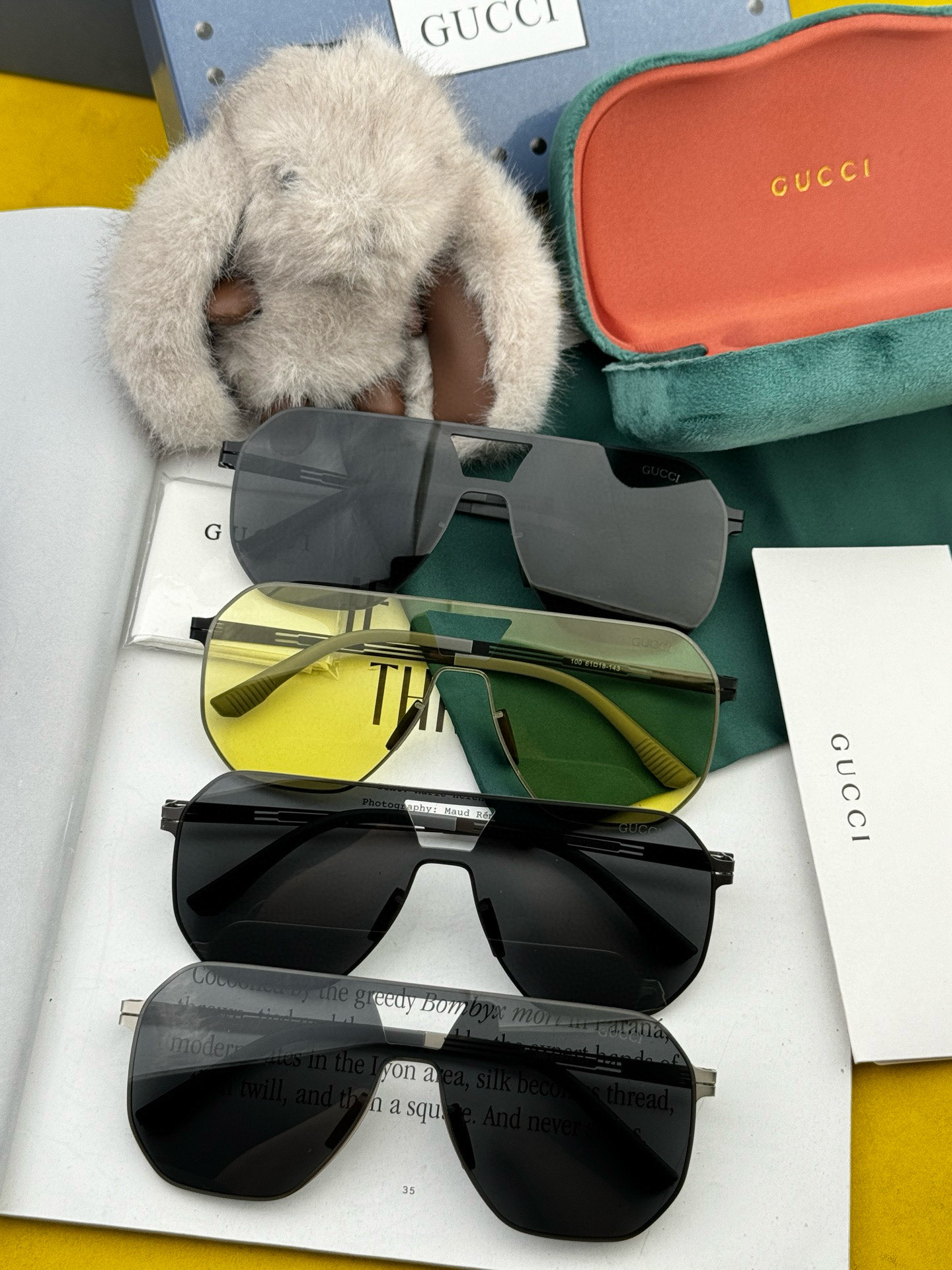 ♦️ GUCCI 2025新款男女情侣款太阳镜多边形墨镜iP电镀永不褪色 超轻超有弹性整幅眼镜无螺丝重要