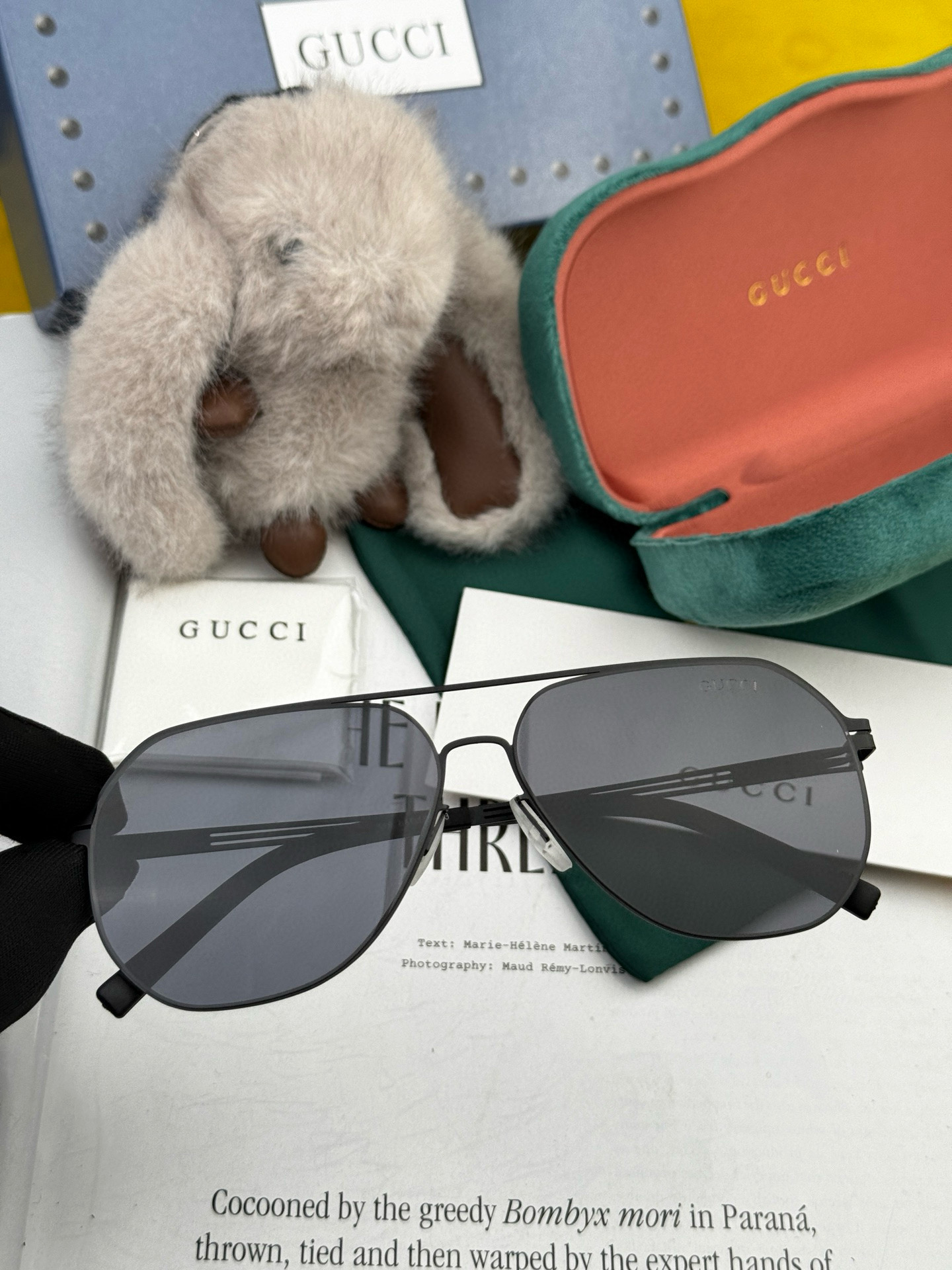 ♦️ GUCCI 2025新款男女情侣款太阳镜多边形墨镜iP电镀永不褪色 超轻超有弹性整幅眼镜无螺丝重要