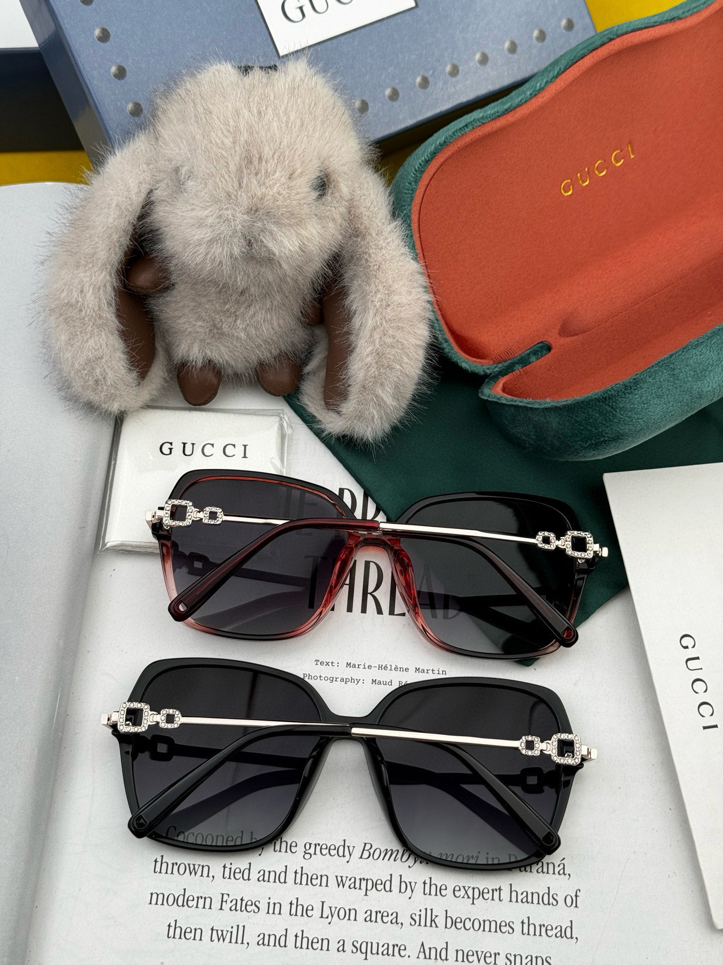   🔺 【GUCCI】2025开春新款 潮流爆款 时尚圆框偏光太阳镜 高品质 佩戴舒适 网红潮款墨镜 女