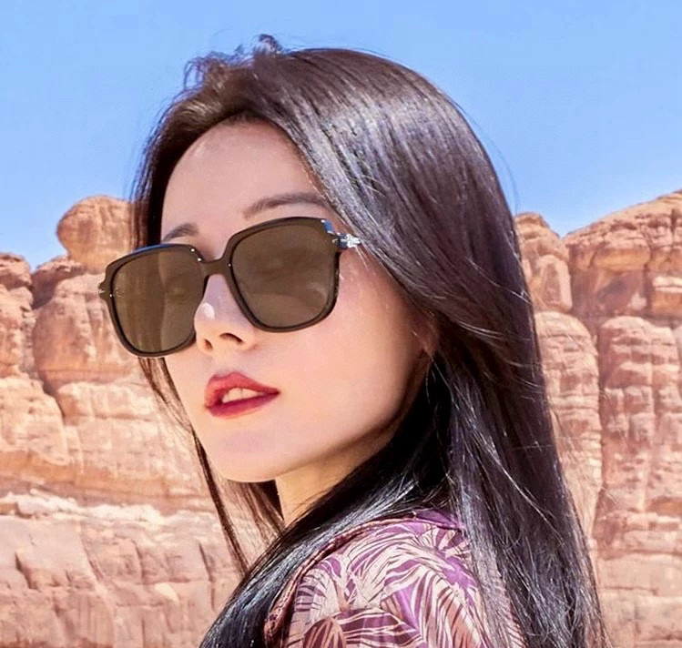   🔺 【GUCCI】2025开春新款 潮流爆款 时尚圆框偏光太阳镜 高品质 佩戴舒适 网红潮款墨镜 女