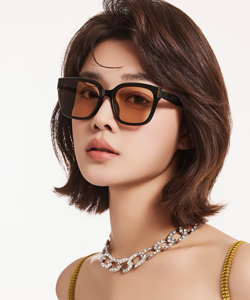 🔺 【GUCCI】2025开春新款 潮流爆款 时尚方框偏光太阳镜 高品质 佩戴舒适 网红潮款墨镜 女士高