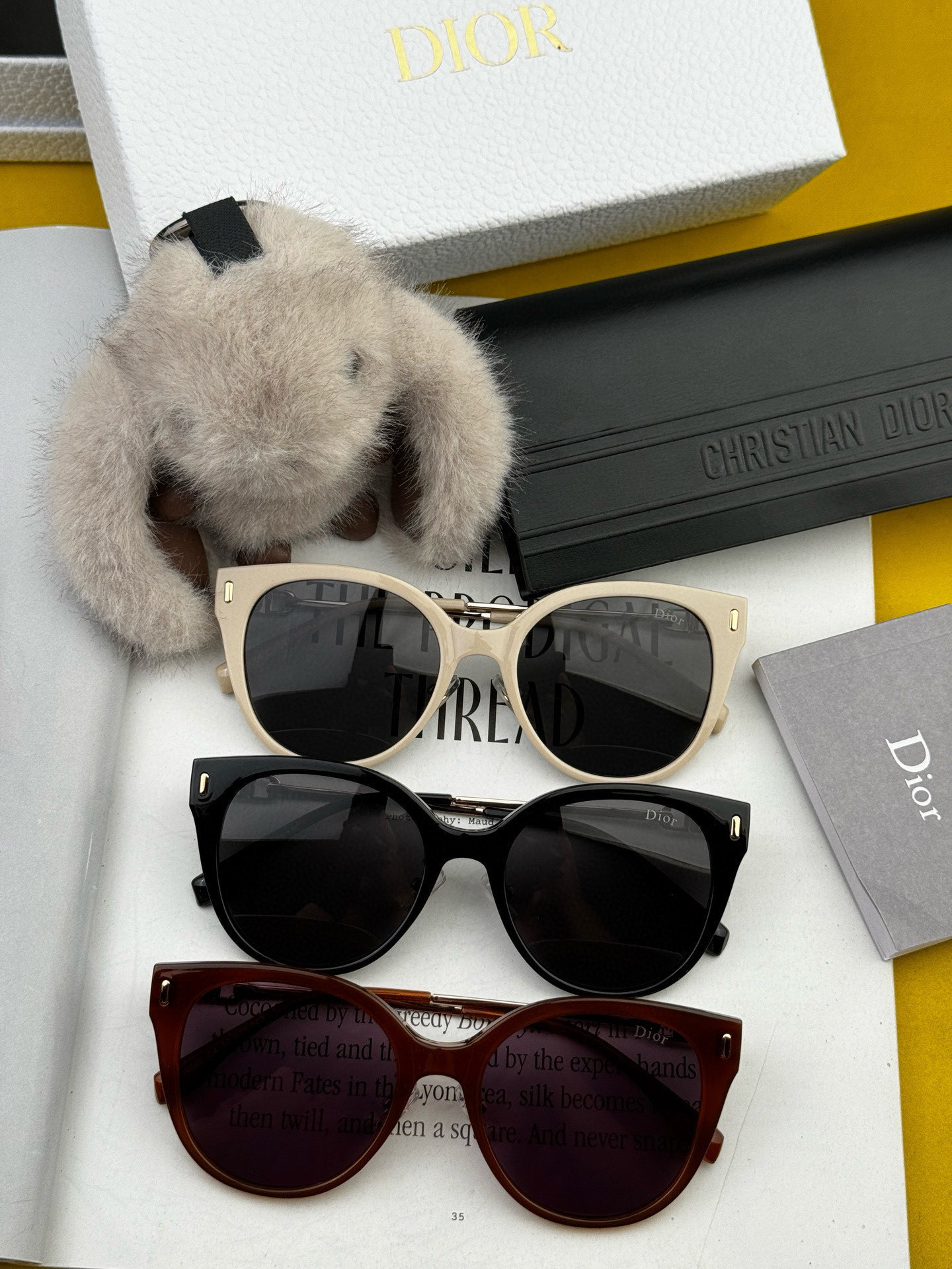   🔺 【DIOR-迪奥】2025开春新款 潮流爆款 时尚圆框偏光太阳镜 高品质 佩戴舒适 网红潮款墨镜