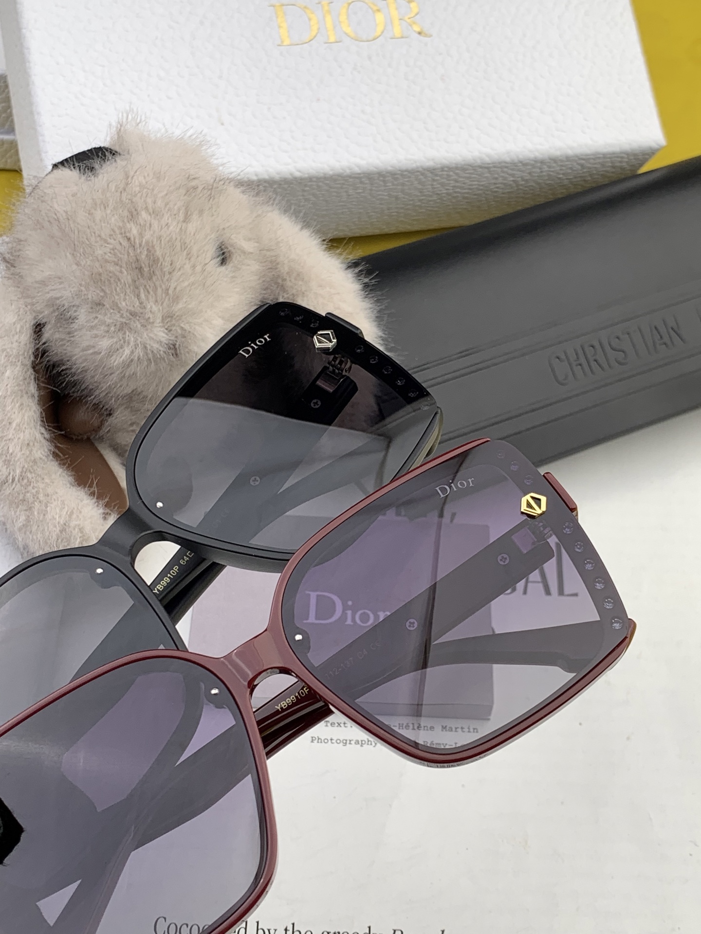 🔺 【DIOR-迪奥】2025开春新款 潮流爆款 时尚方框偏光太阳镜 高品质 佩戴舒适 网红潮款墨镜 型