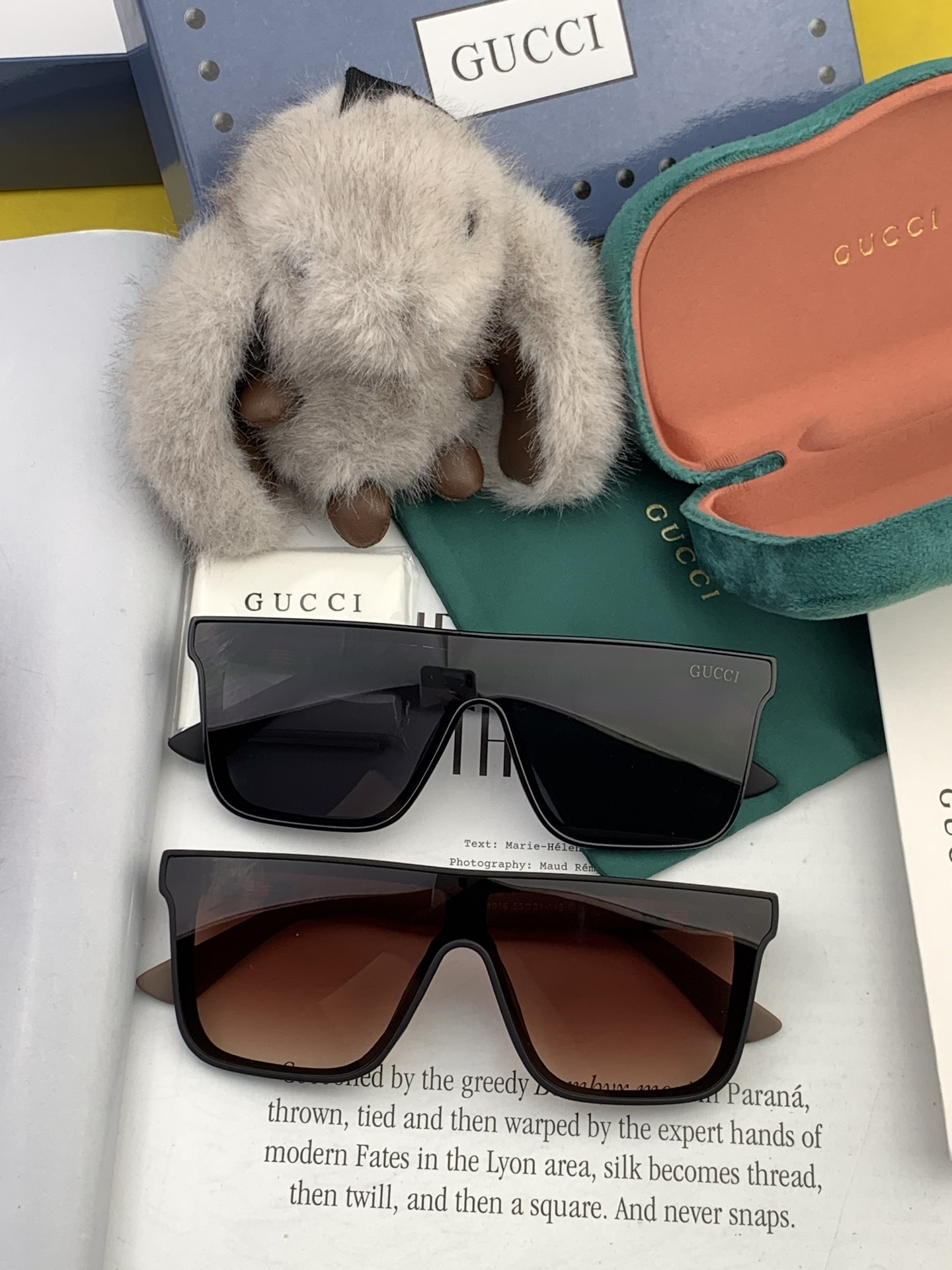   Gucci 。  高品质男女款墨镜   👍  。 开车钓鱼都可 。百搭显瘦墨镜韩版男士飞行员大框司机