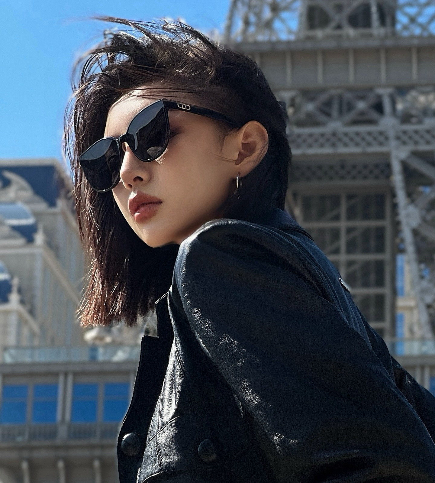 【DIOR-迪奥】开春新款 潮流爆款 时尚圆框偏光太阳镜 高品质 佩戴舒适 网红潮款墨镜 型号：CD25