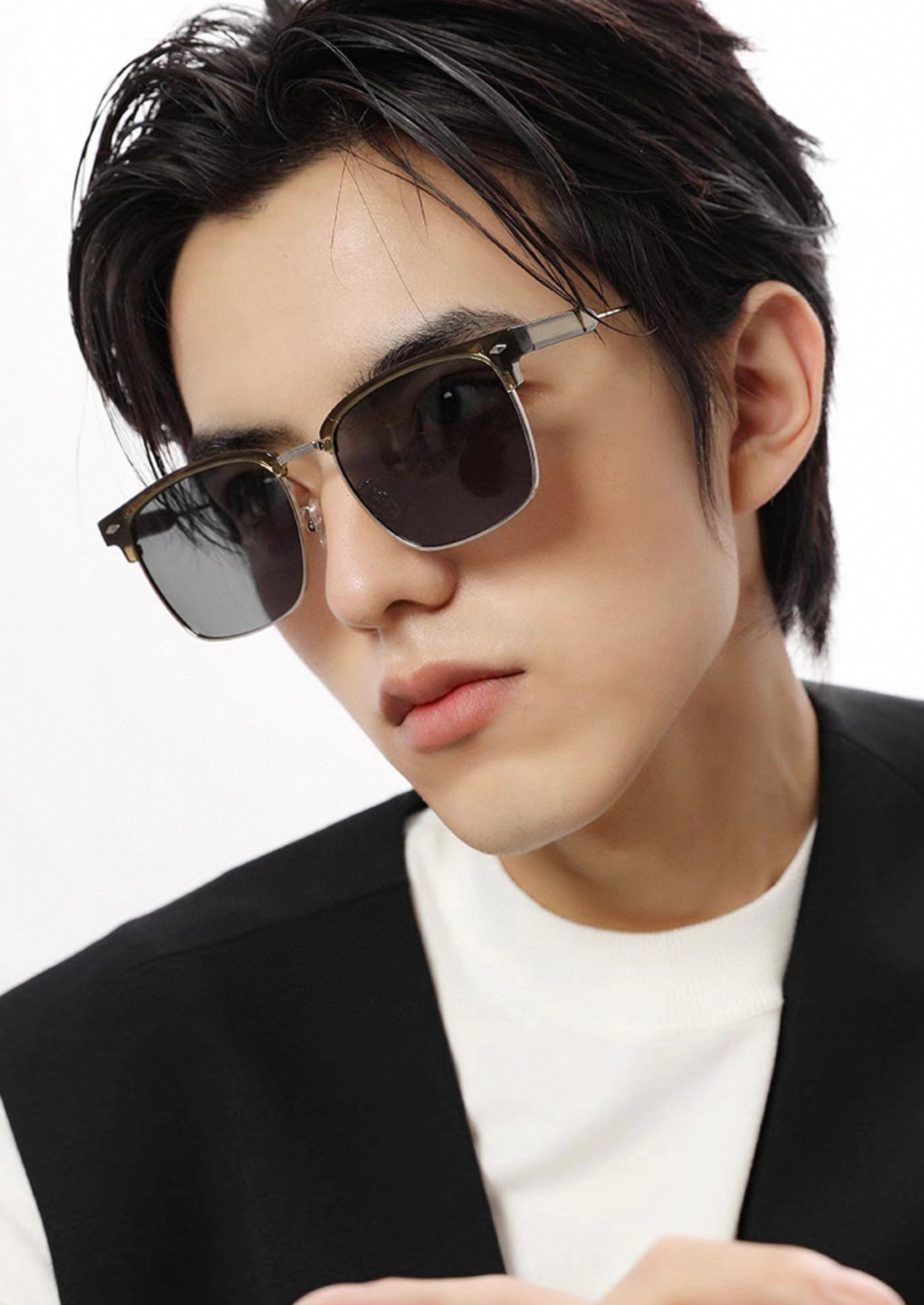 🔺 【GUCCI-偏光太阳镜】2025开春新款 潮流爆款 时尚方框偏光太阳镜 高品质 佩戴舒适 网红潮