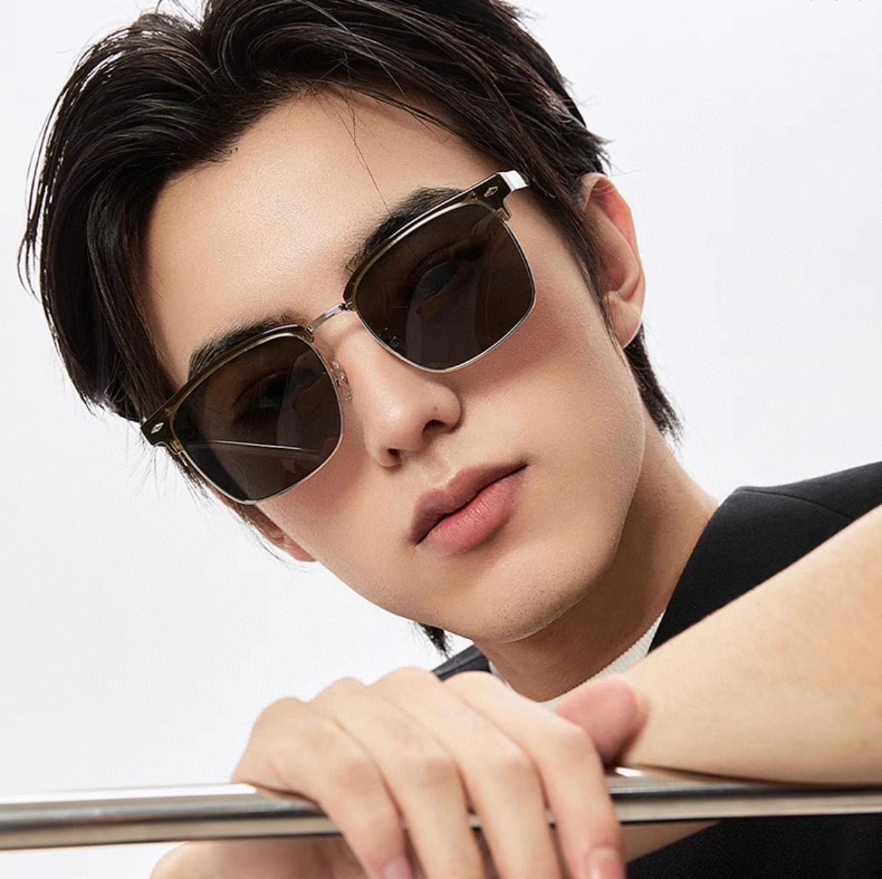  🔺 【GUCCI-偏光太阳镜】2025开春新款 潮流爆款 时尚方框偏光太阳镜 高品质 佩戴舒适 网红潮