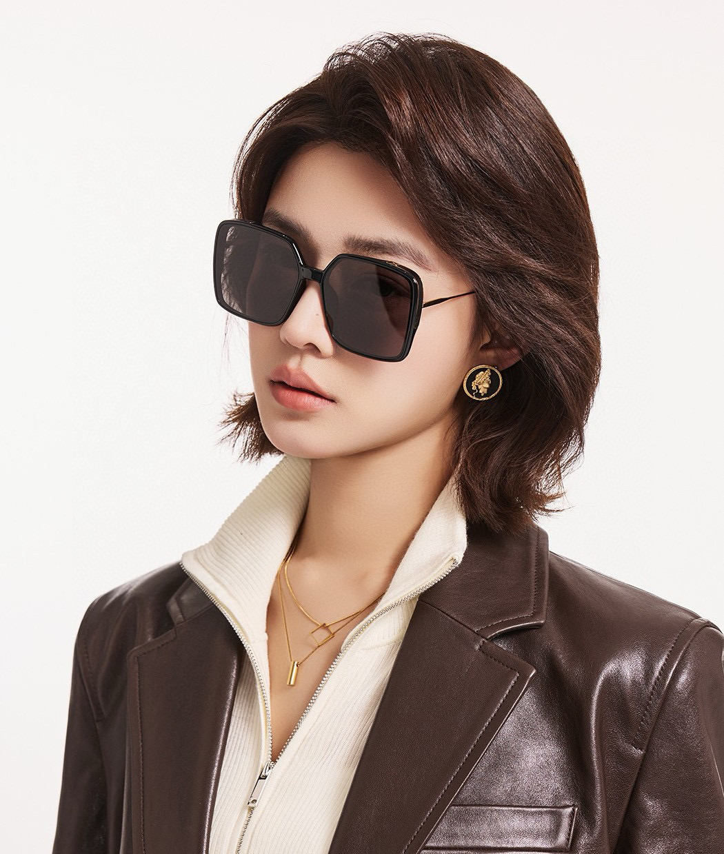  🔺 【DIOR-迪奥】2025开春新款 潮流爆款 时尚方框偏光太阳镜 高品质 佩戴舒适 网红潮款墨镜 