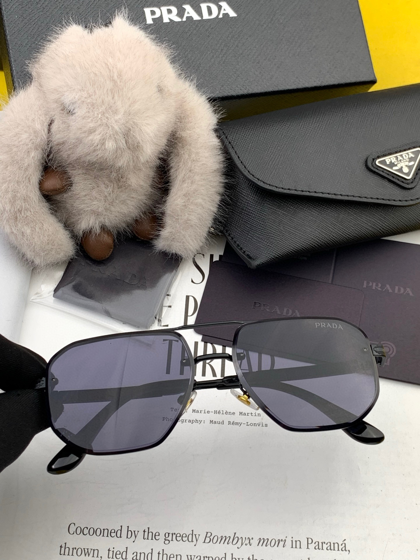 【PRADA】普拉达 2025新款太阳眼镜 界级大师制造..最新 高档 潮流🐚🐚时尚百搭🌪🌪男款百搭瘦脸