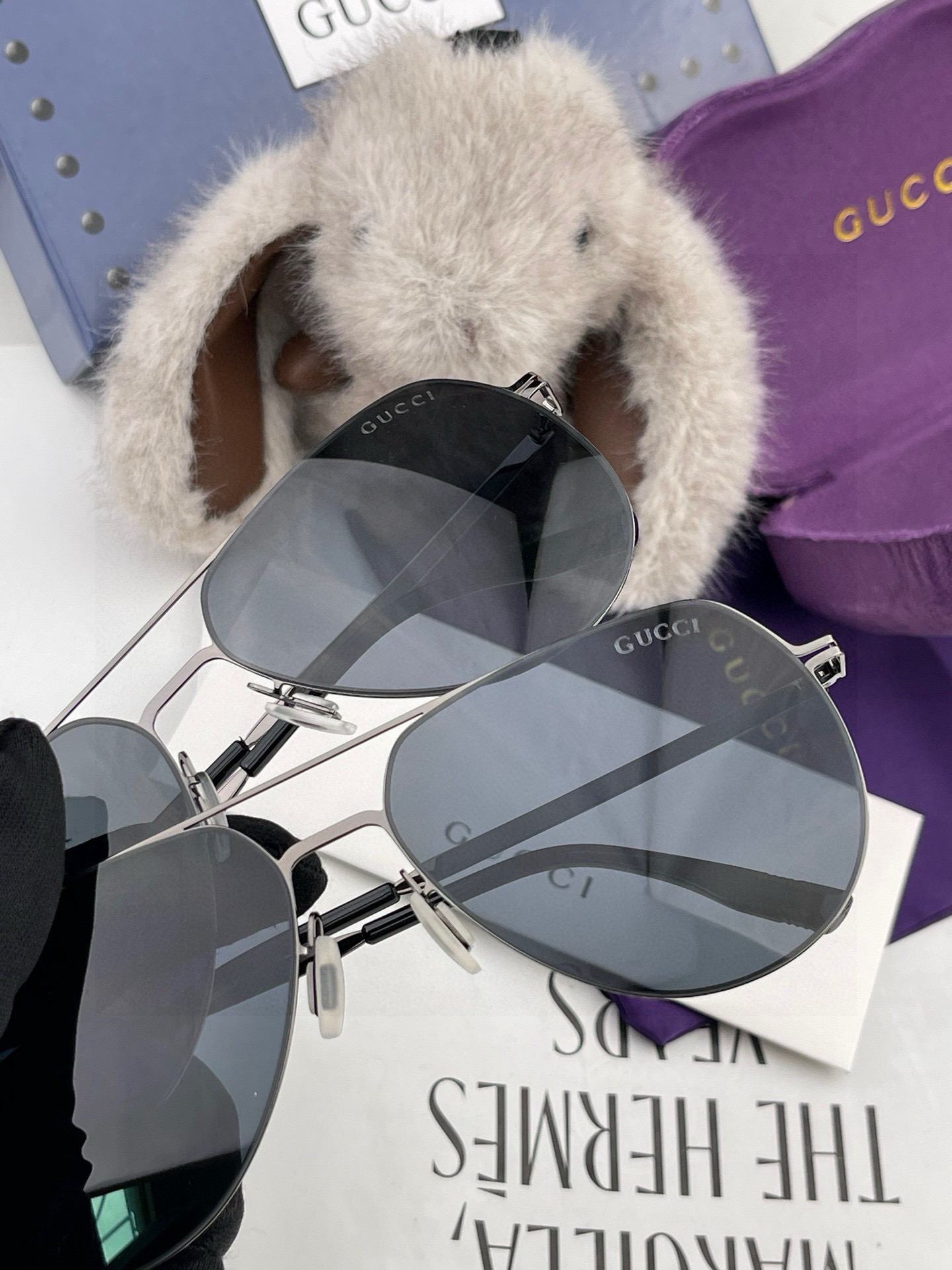      GUCCI-2025新款男情女侣款太阳iP电镀永褪色 卖点：超轻有超弹性整幅眼镜无丝螺重要的是