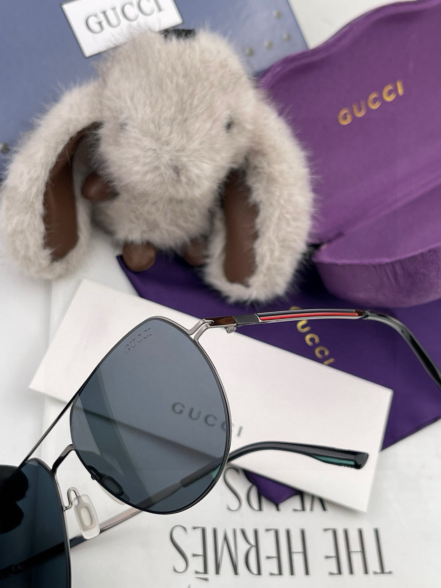      GUCCI-2025新款男情女侣款太阳iP电镀永褪色 卖点：超轻有超弹性整幅眼镜无丝螺重要的是