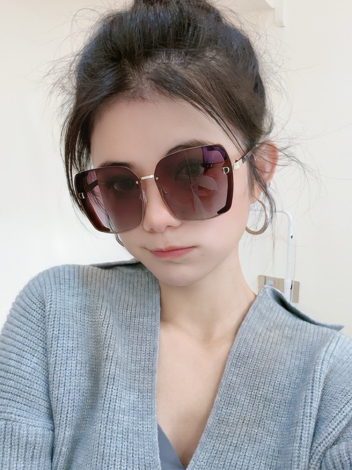  🔺 【DIOR-迪奥偏光太阳镜】2025开春新款 潮流爆款 时尚方框偏光太阳镜 高品质 佩戴舒适 网红