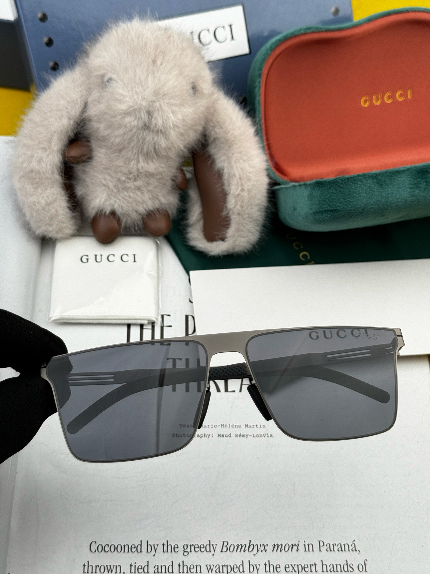 ♦️ GUCCI 2025新款男女情侣款太阳镜多边形墨镜iP电镀永不褪色 超轻超有弹性整幅眼镜无螺丝重要