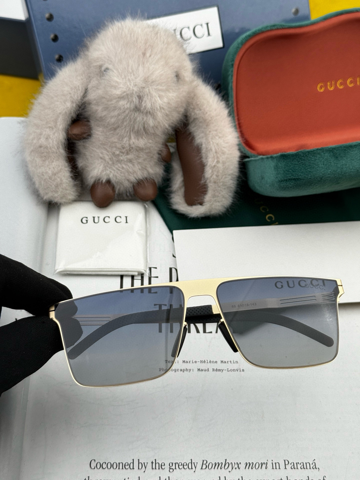 ♦️ GUCCI 2025新款男女情侣款太阳镜多边形墨镜iP电镀永不褪色 超轻超有弹性整幅眼镜无螺丝重要