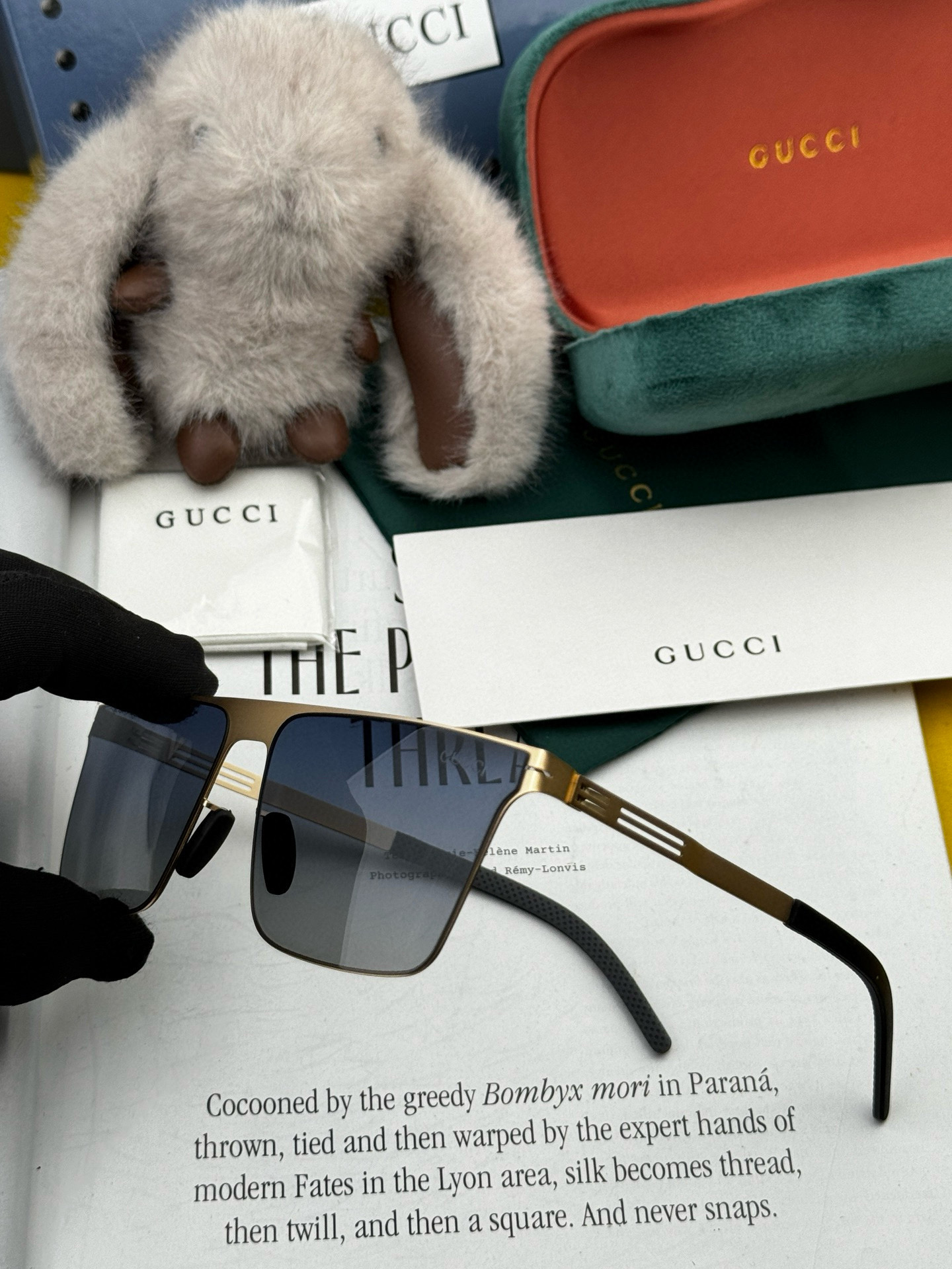 ♦️ GUCCI 2025新款男女情侣款太阳镜多边形墨镜iP电镀永不褪色 超轻超有弹性整幅眼镜无螺丝重要