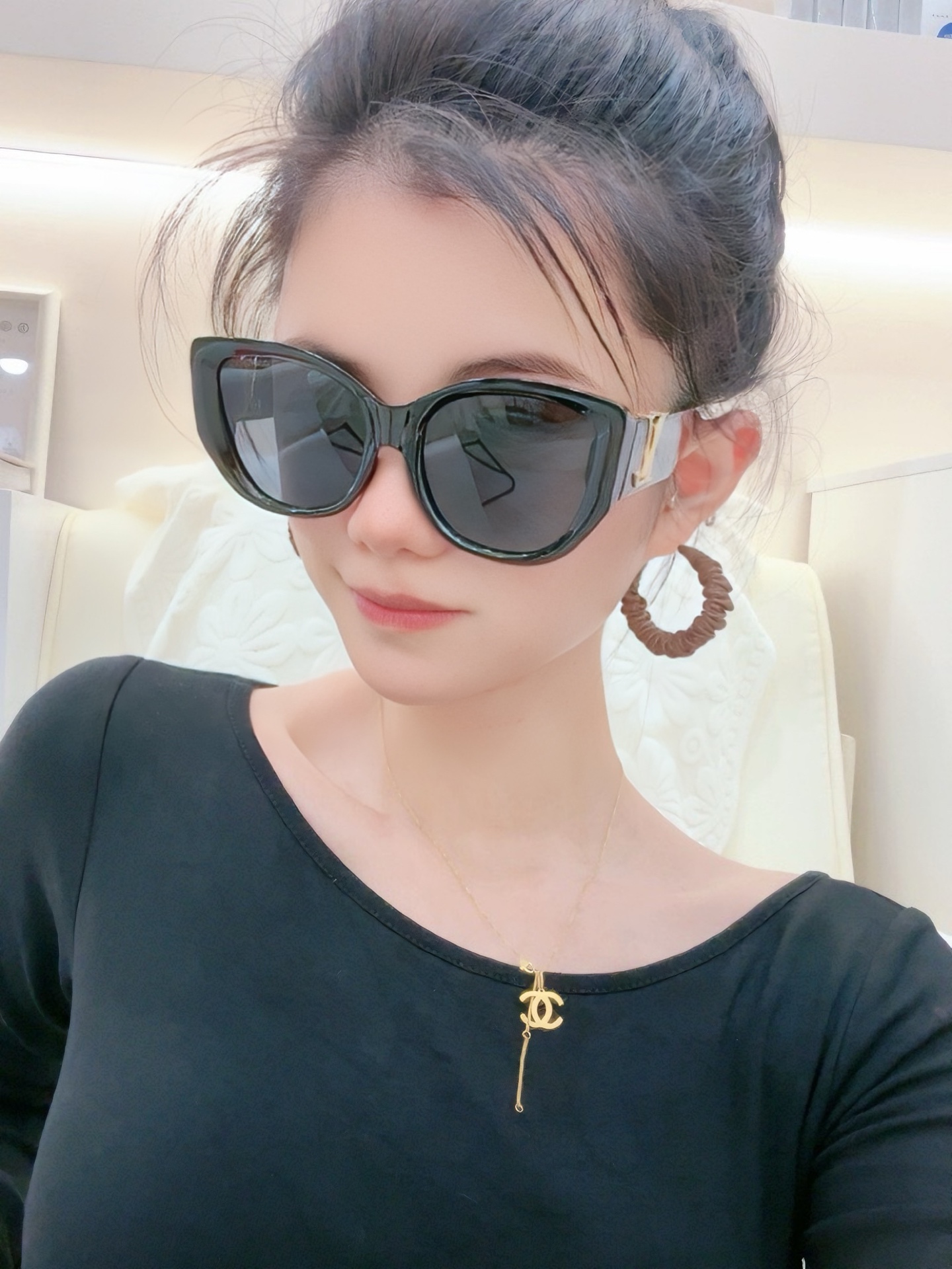   【TR偏光系列】lv大框太阳镜墨镜经典的方框设计，不挑脸型，无论搭配大衣还是连衣裙都非常显气质偏光镜