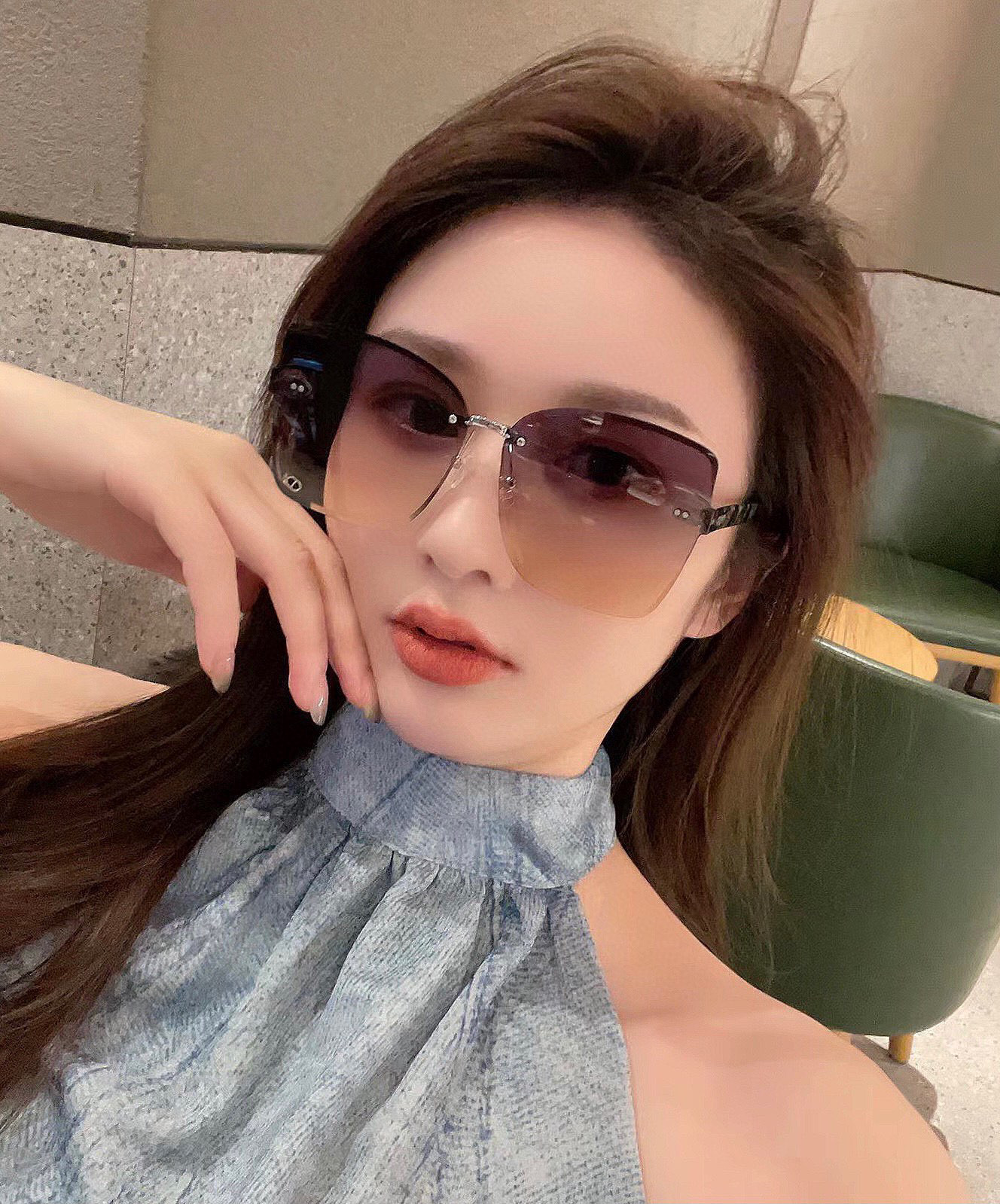  【独家大牌太阳镜无滤镜‼实拍上架 Dior官网最新发布新款太阳镜🕶，注意⚠我们是板材镜架尼龙镜片 型号