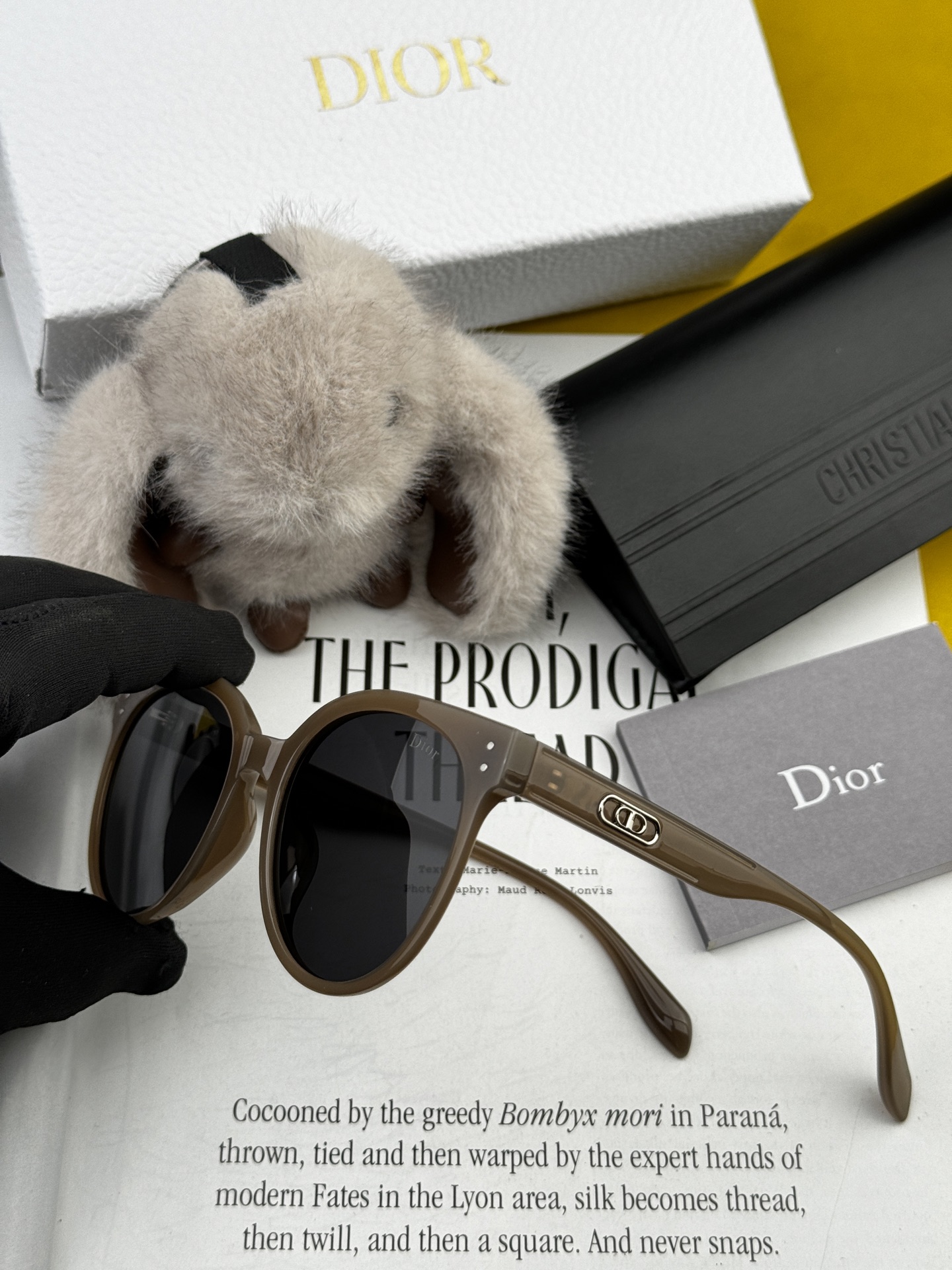  🔺 【DIOR-迪奥】2025开春新款 潮流爆款 时尚圆框偏光太阳镜 高品质 佩戴舒适 网红潮款墨镜 