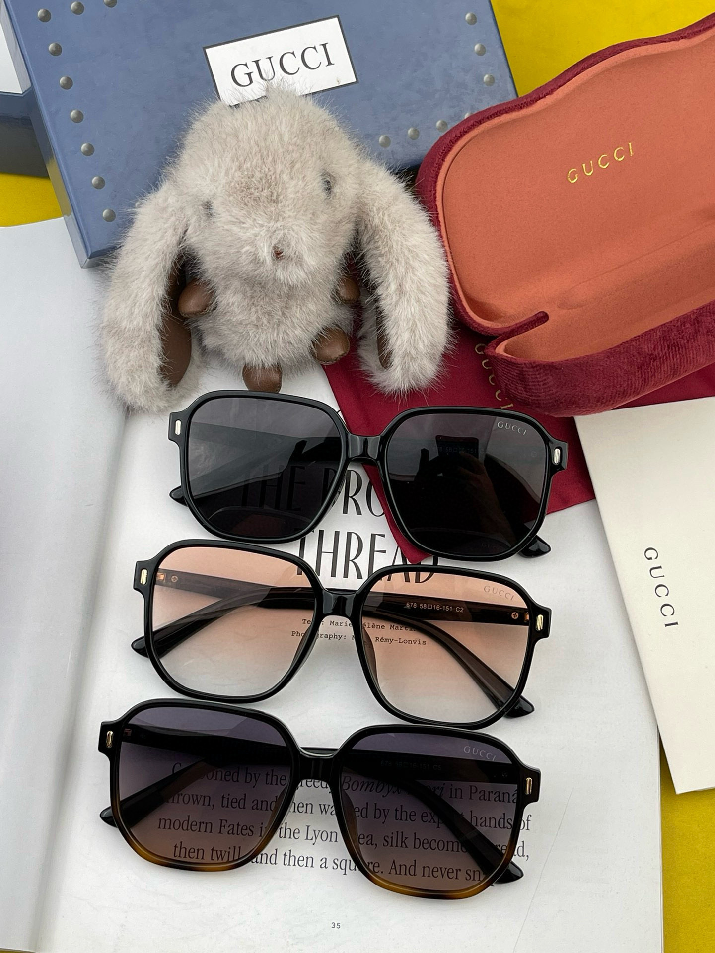   【TR偏光系列】Gucci   经典的方框设计，情侣款不挑脸型，无论搭配大衣还是连衣裙都非常显气质偏