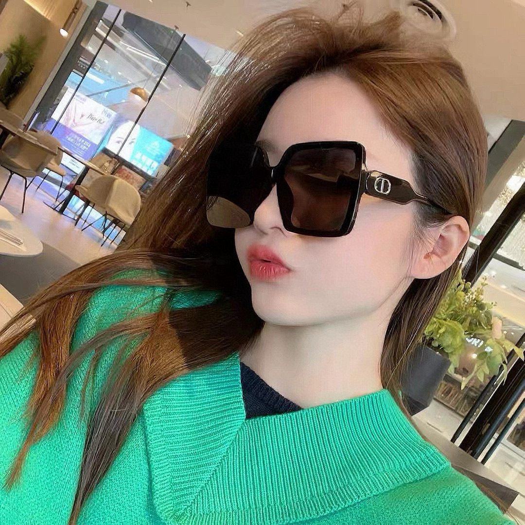  🔺 【DIOR-迪奥】2025开春新款 潮流爆款 时尚方框偏光太阳镜 高品质 佩戴舒适 网红潮款墨镜 