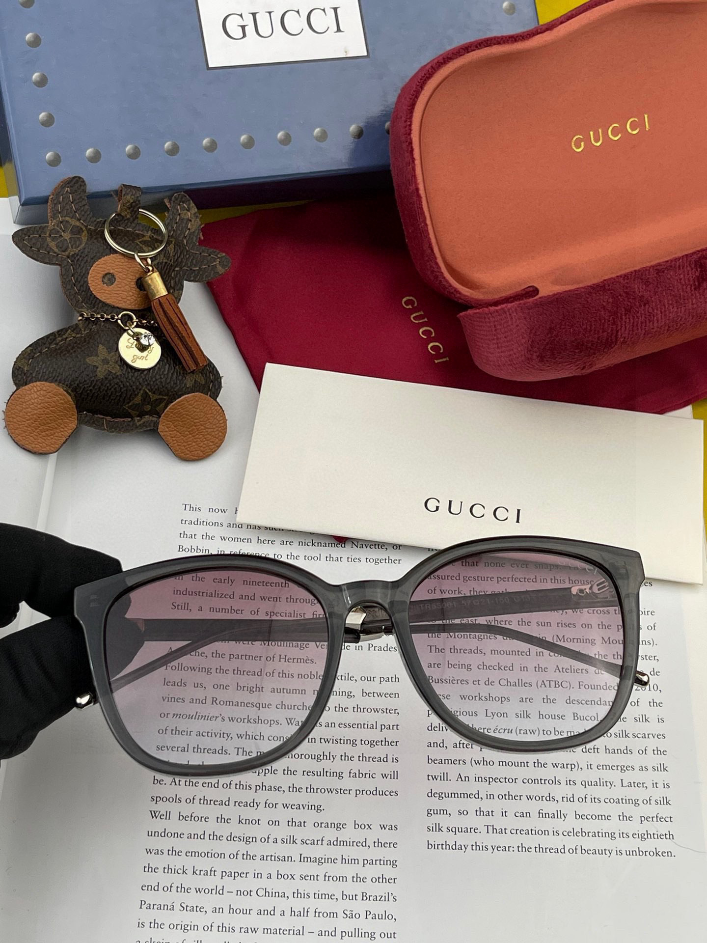   【TR偏光系列】Gucci   经典的圆框设计，情侣款不挑脸型，无论搭配大衣还是连衣裙都非常显气质偏