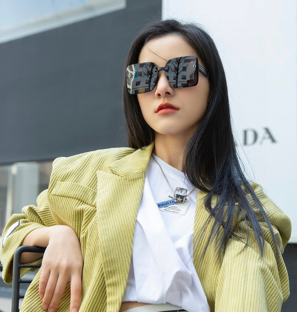  🔺 【DIOR-迪奥】2025开春新款 潮流爆款 时尚方框偏光太阳镜 高品质 佩戴舒适 网红潮款墨镜 