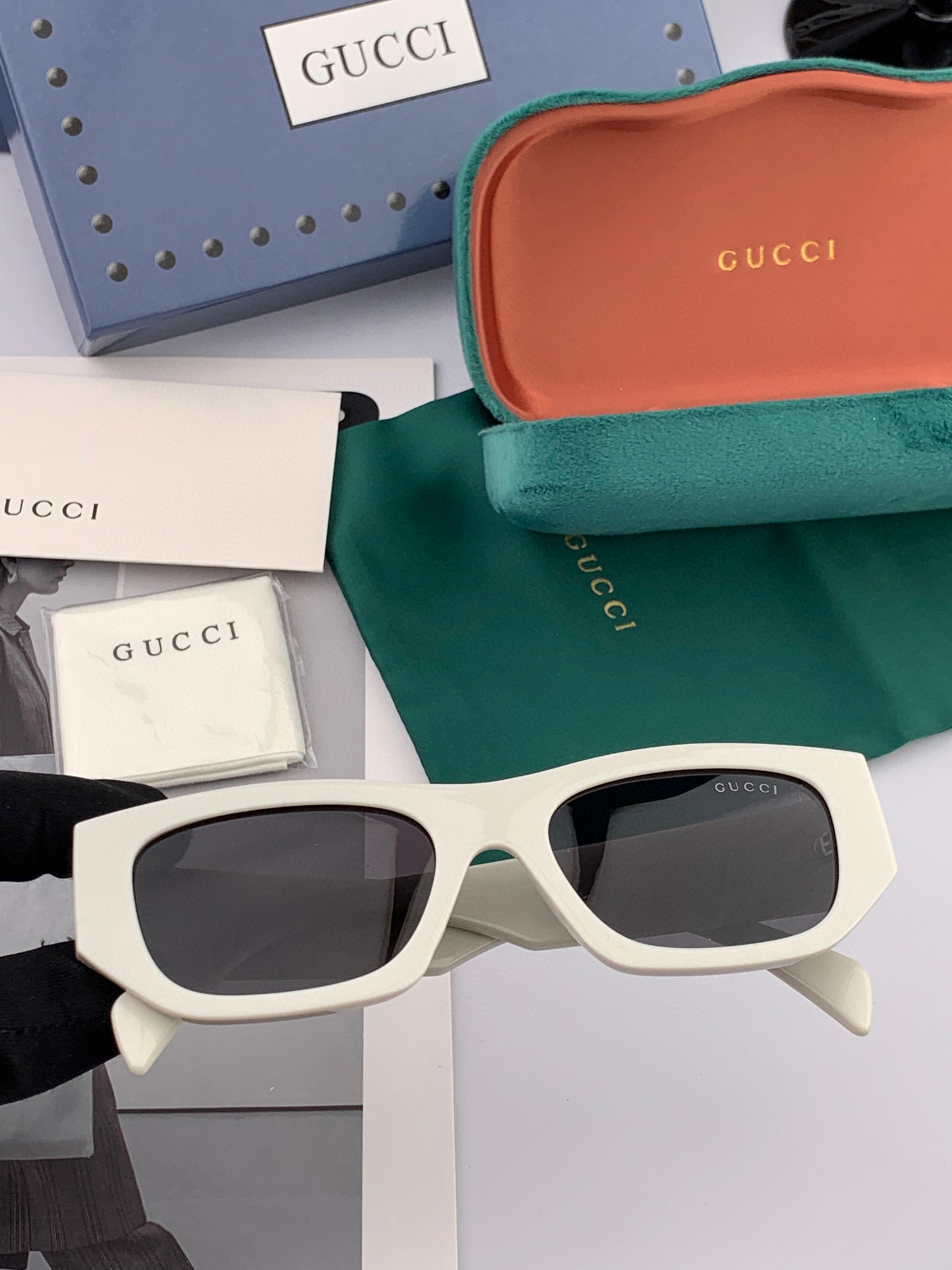 🔺 【GUCCI】2025开春新款 潮流爆款 时尚圆框偏光太阳镜 高品质 佩戴舒适 网红潮款墨镜 女士高