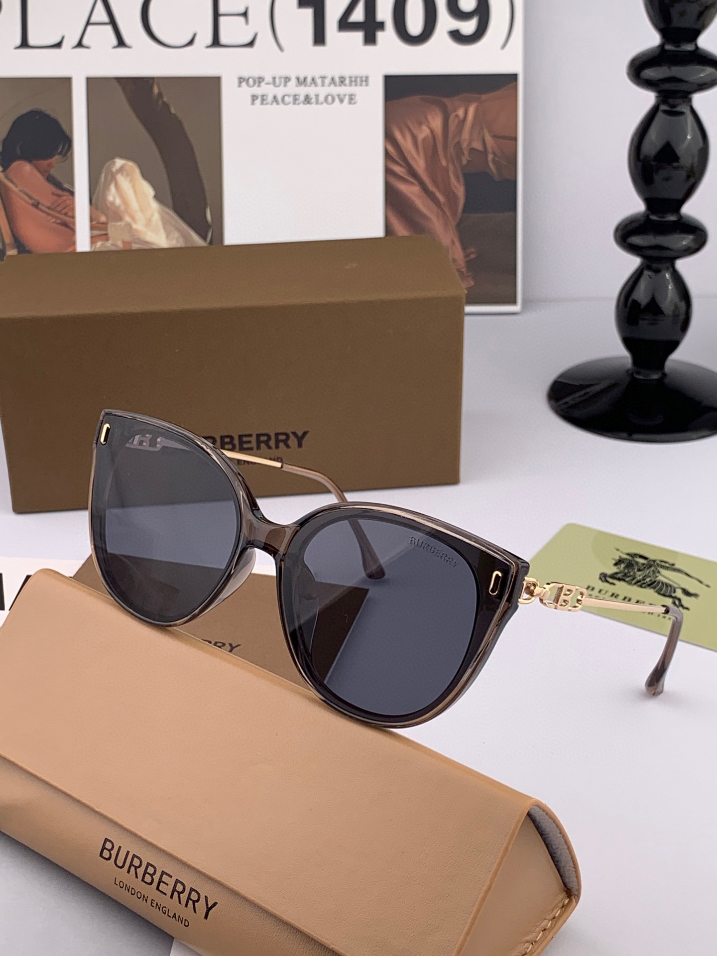 🔺 【GUCCI】2025开春新款 潮流爆款 时尚圆框偏光太阳镜 高品质 佩戴舒适 网红潮款墨镜 女士高