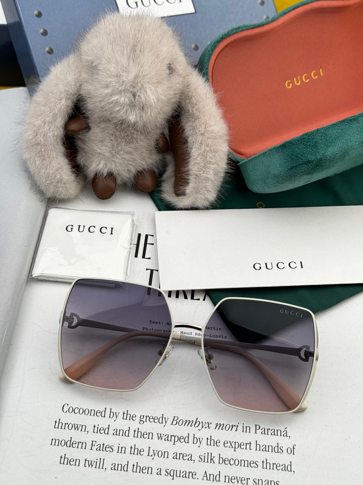  🔺 【GUCCI】2025开春新款 潮流爆款 时尚方框偏光太阳镜 高品质 佩戴舒适 网红潮款墨镜 女士