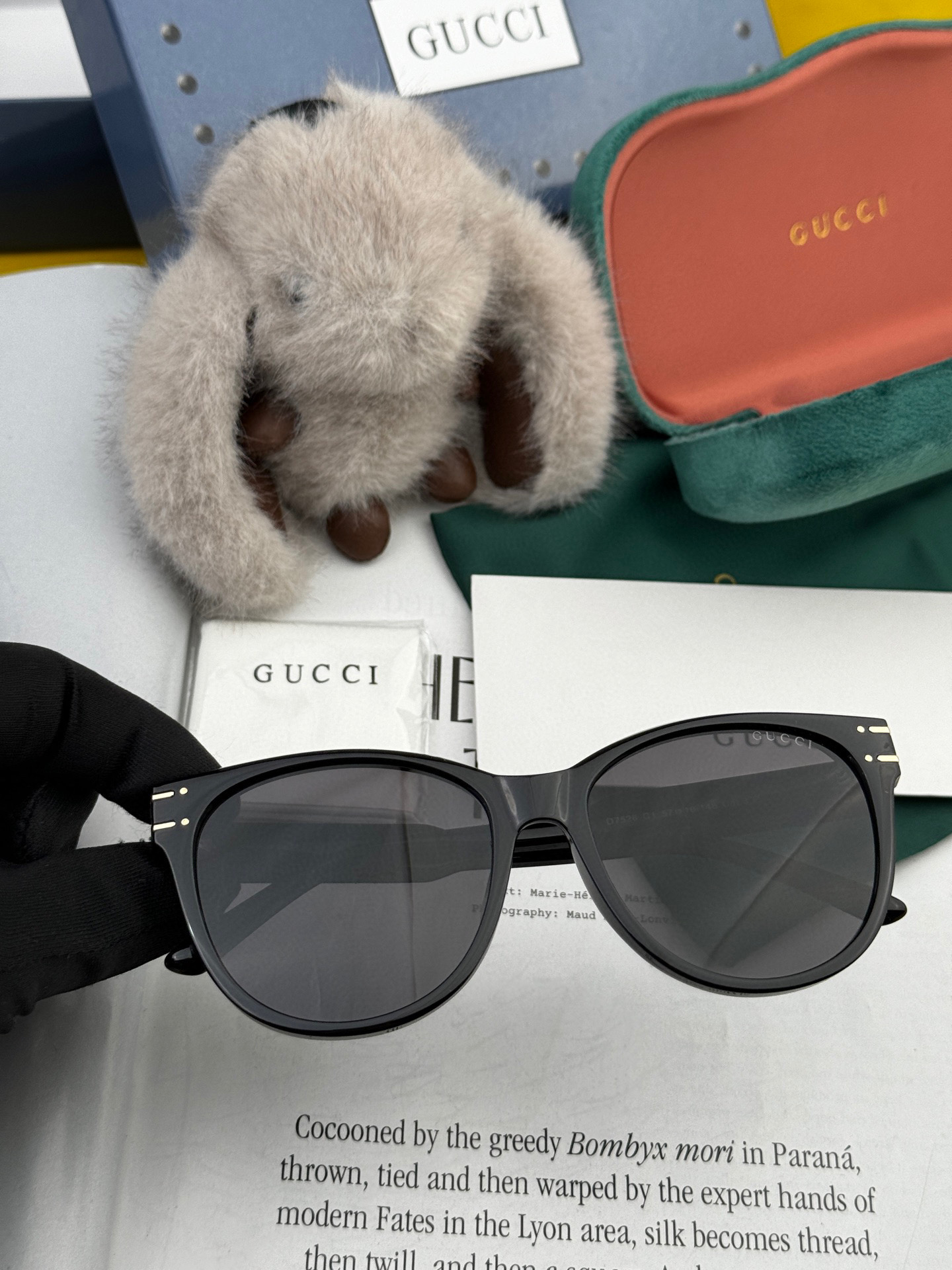  🔺 【GUCCI-偏光太阳镜】2025开春新款 潮流爆款 时尚圆框偏光太阳镜 高品质 佩戴舒适 网红潮
