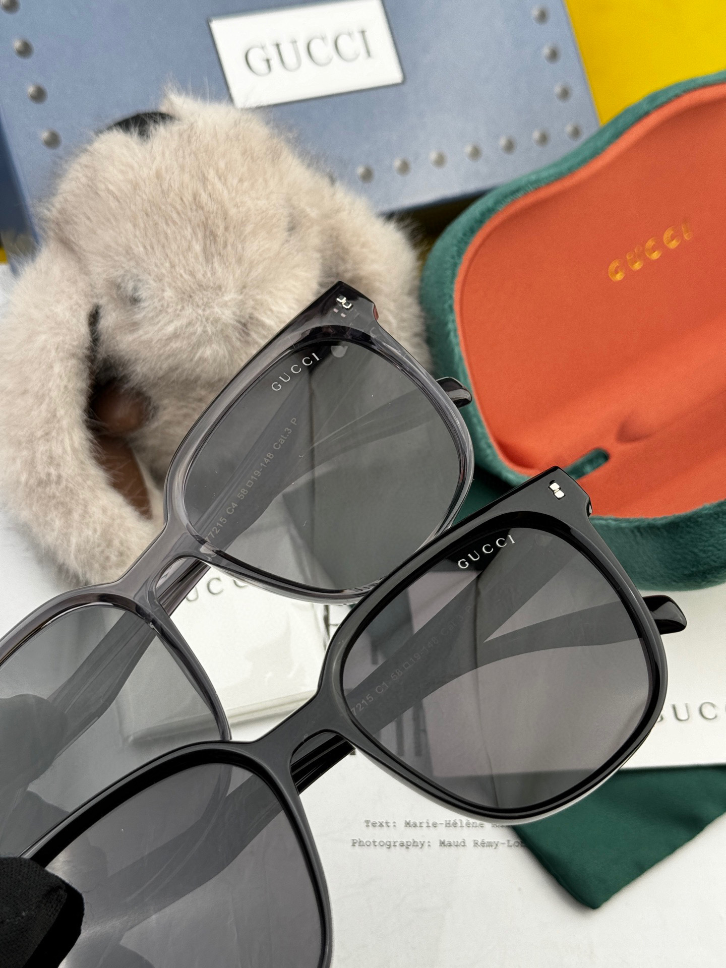 🔺 【GUCCI】2025开春新款 潮流爆款 时尚方框偏光太阳镜 高品质 佩戴舒适 网红潮款墨镜 情侣款