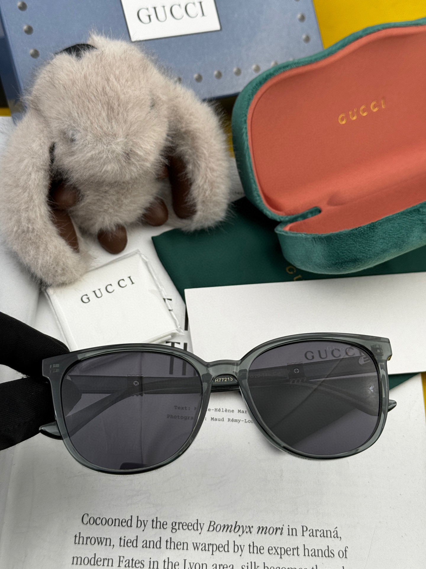  🔺 【GUCCI-偏光太阳镜】2025开春新款 潮流爆款 时尚圆框偏光太阳镜 高品质 佩戴舒适 网红潮