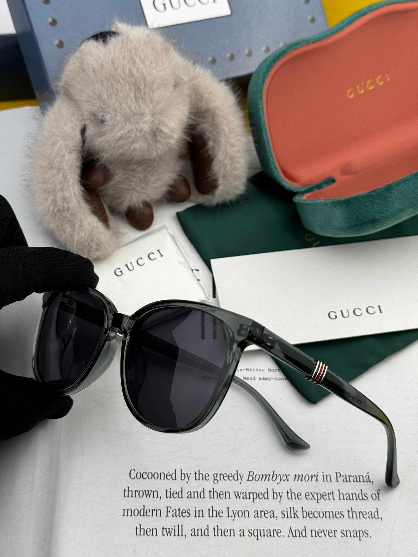  🔺 【GUCCI-偏光太阳镜】2025开春新款 潮流爆款 时尚圆框偏光太阳镜 高品质 佩戴舒适 网红潮