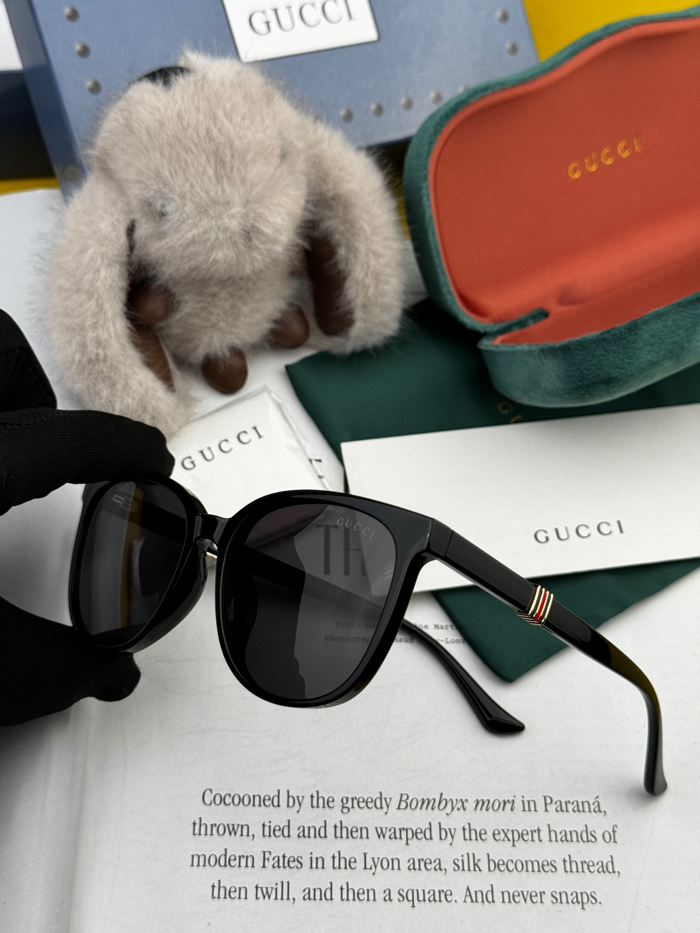  🔺 【GUCCI-偏光太阳镜】2025开春新款 潮流爆款 时尚圆框偏光太阳镜 高品质 佩戴舒适 网红潮