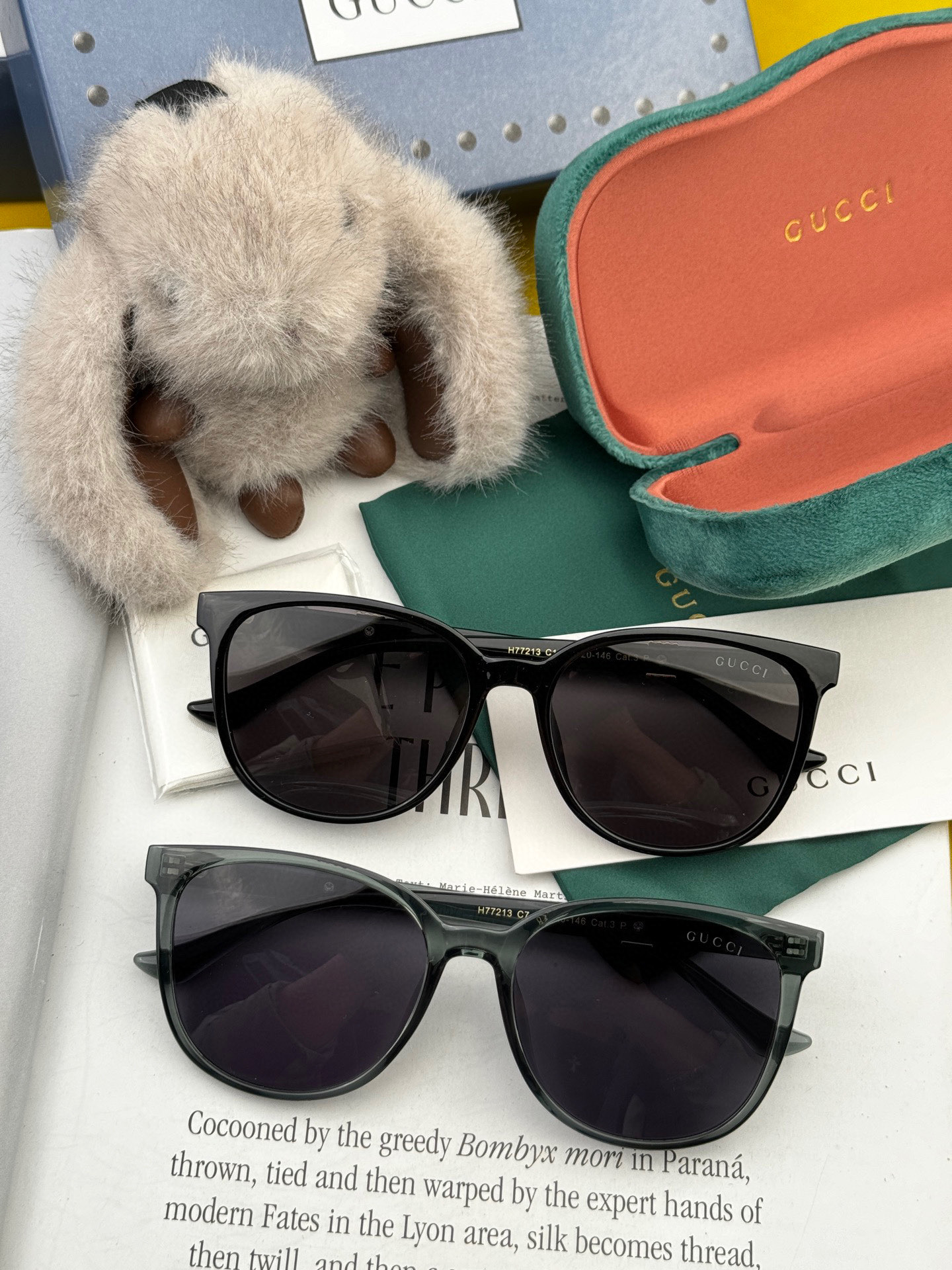  🔺 【GUCCI-偏光太阳镜】2025开春新款 潮流爆款 时尚圆框偏光太阳镜 高品质 佩戴舒适 网红潮