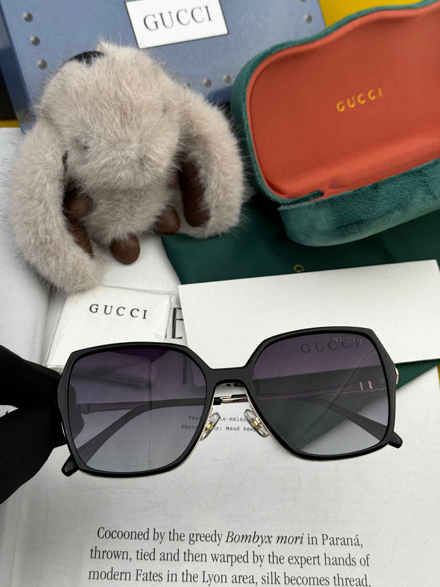  🔺 【GUCCI-偏光太阳镜】2025开春新款 潮流爆款 时尚圆框偏光太阳镜 高品质 佩戴舒适 网红潮