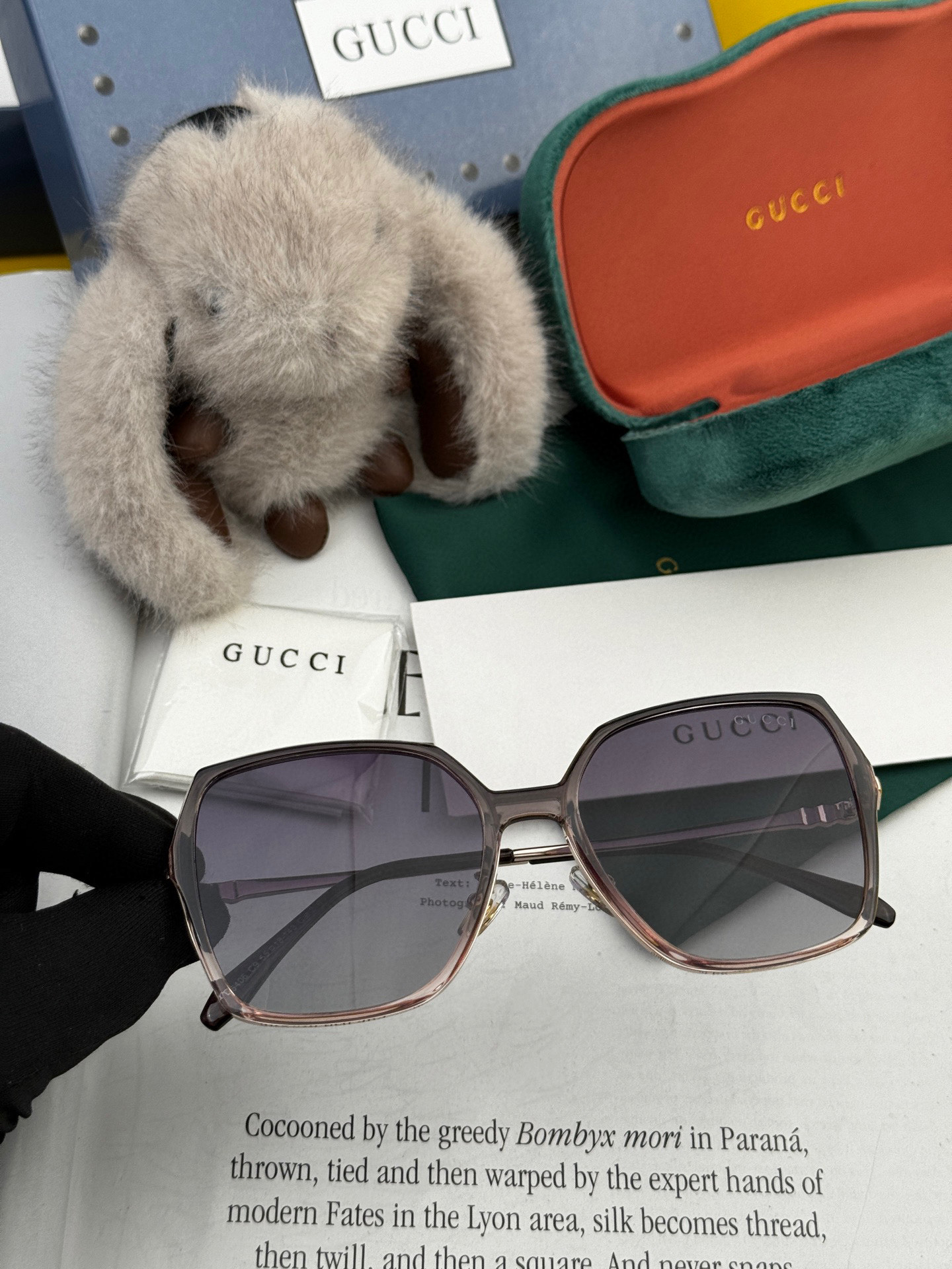  🔺 【GUCCI-偏光太阳镜】2025开春新款 潮流爆款 时尚圆框偏光太阳镜 高品质 佩戴舒适 网红潮