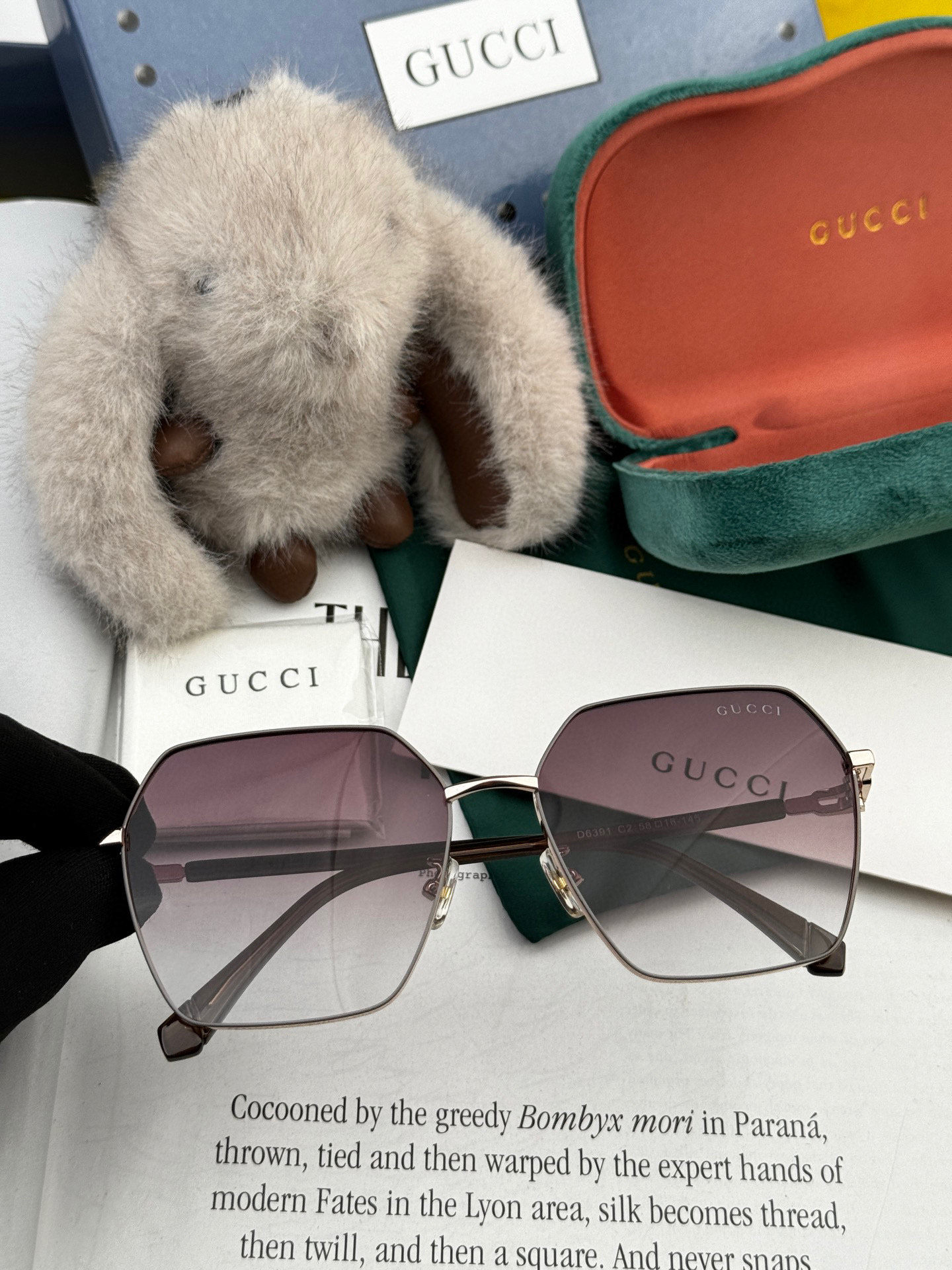  🔺 【GUCCI-偏光太阳镜】2025开春新款 潮流爆款 时尚圆框偏光太阳镜 高品质 佩戴舒适 网红潮