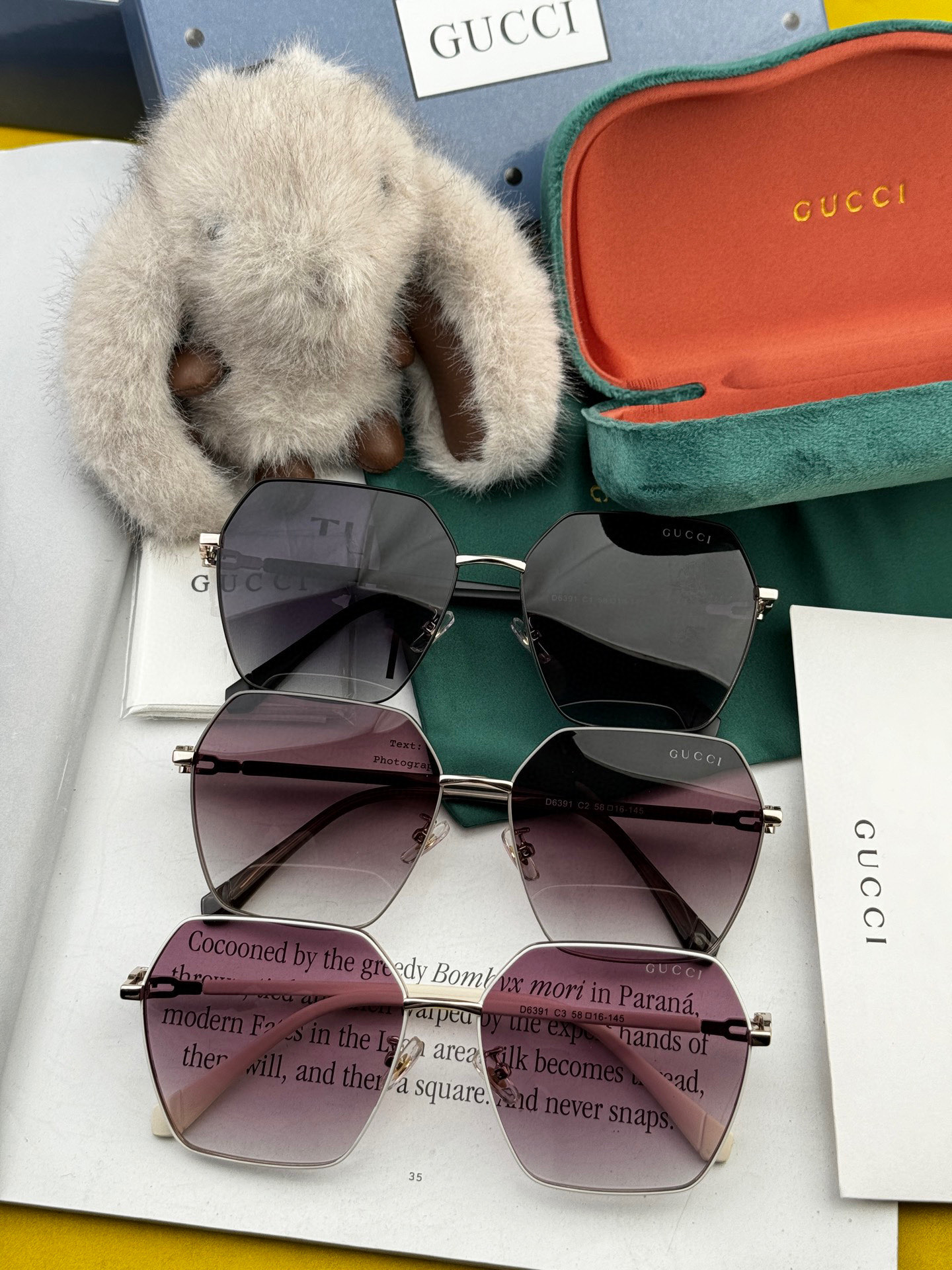  🔺 【GUCCI-偏光太阳镜】2025开春新款 潮流爆款 时尚圆框偏光太阳镜 高品质 佩戴舒适 网红潮