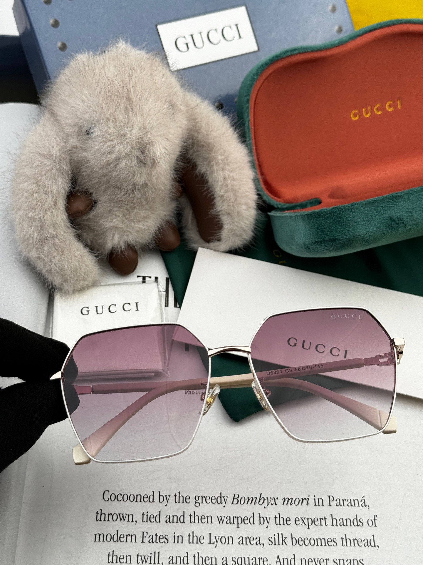  🔺 【GUCCI-偏光太阳镜】2025开春新款 潮流爆款 时尚圆框偏光太阳镜 高品质 佩戴舒适 网红潮