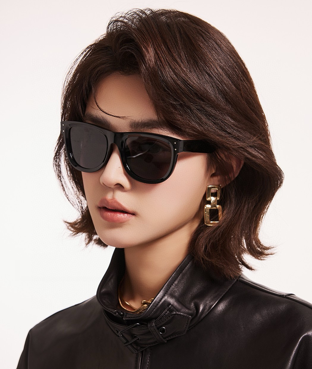 🔺 【GUCCI】2025开春新款 潮流爆款 时尚方框偏光太阳镜 高品质 佩戴舒适 网红潮款墨镜 型号：