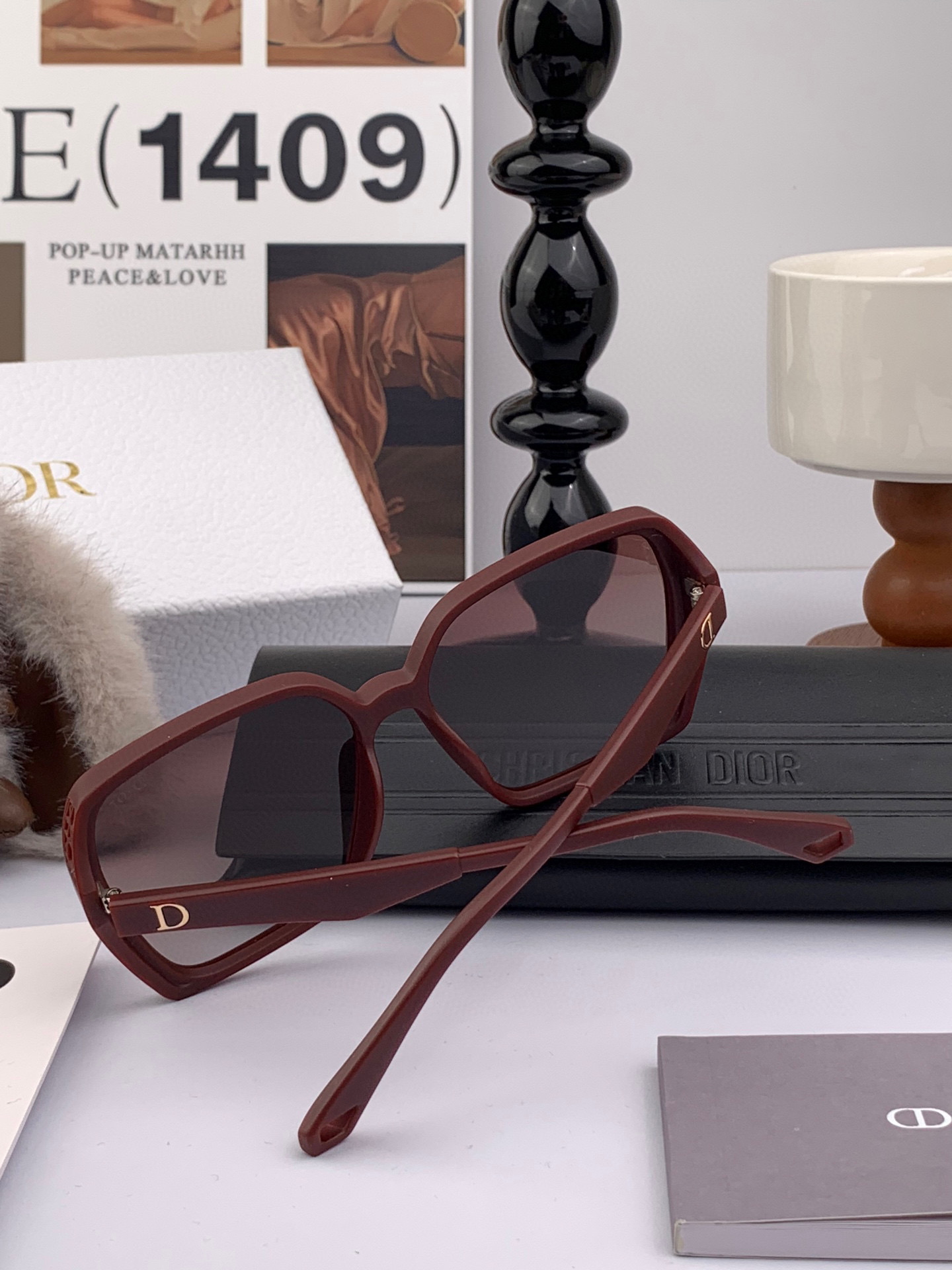 🔺 【DIOR-迪奥】2025开春新款 潮流爆款 时尚方框偏光太阳镜 高品质 佩戴舒适 网红潮款墨镜 型