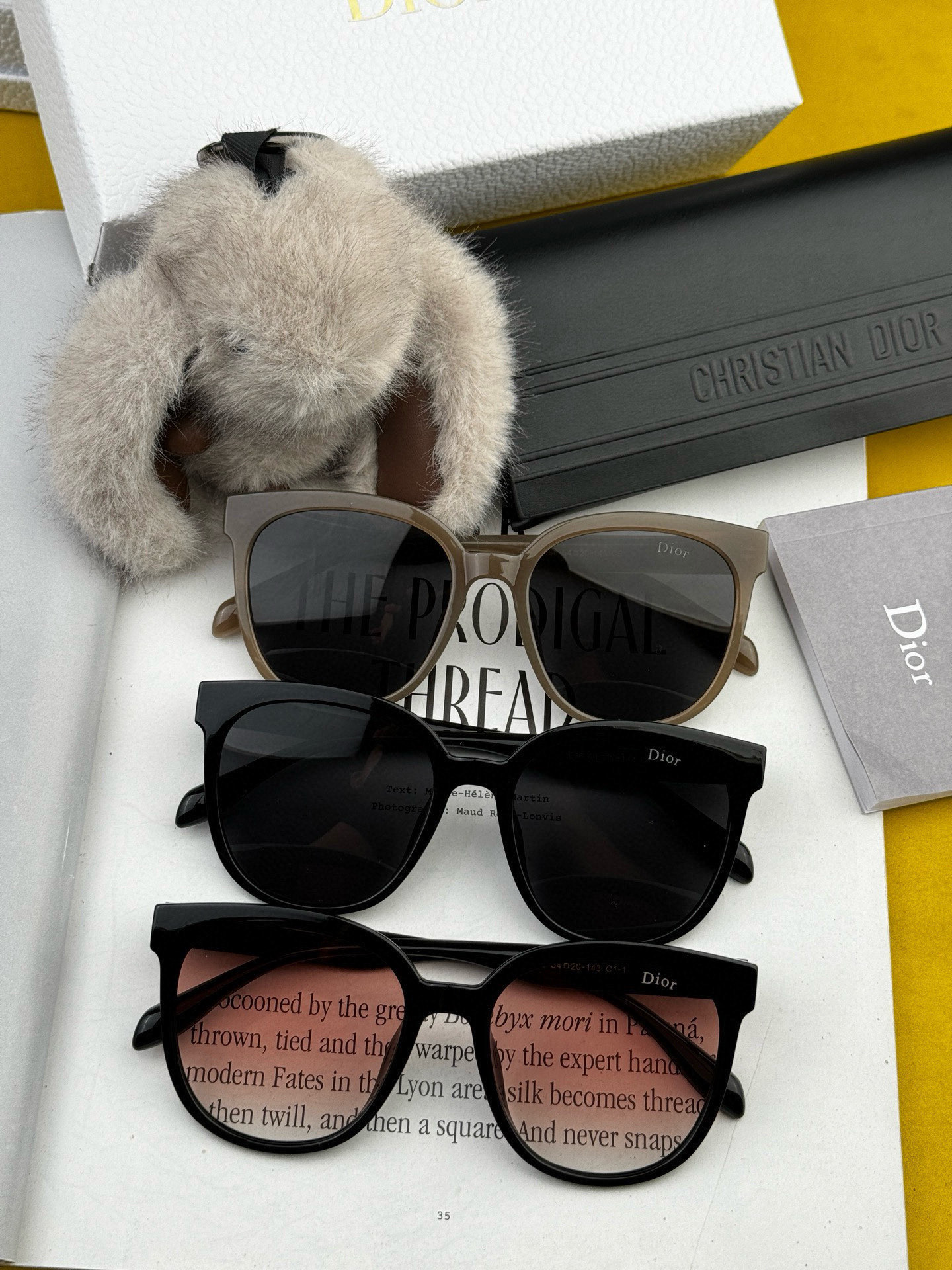  🔺 【DIOR-迪奥】2025开春新款 潮流爆款 时尚圆框偏光太阳镜 高品质 佩戴舒适 网红潮款墨镜 