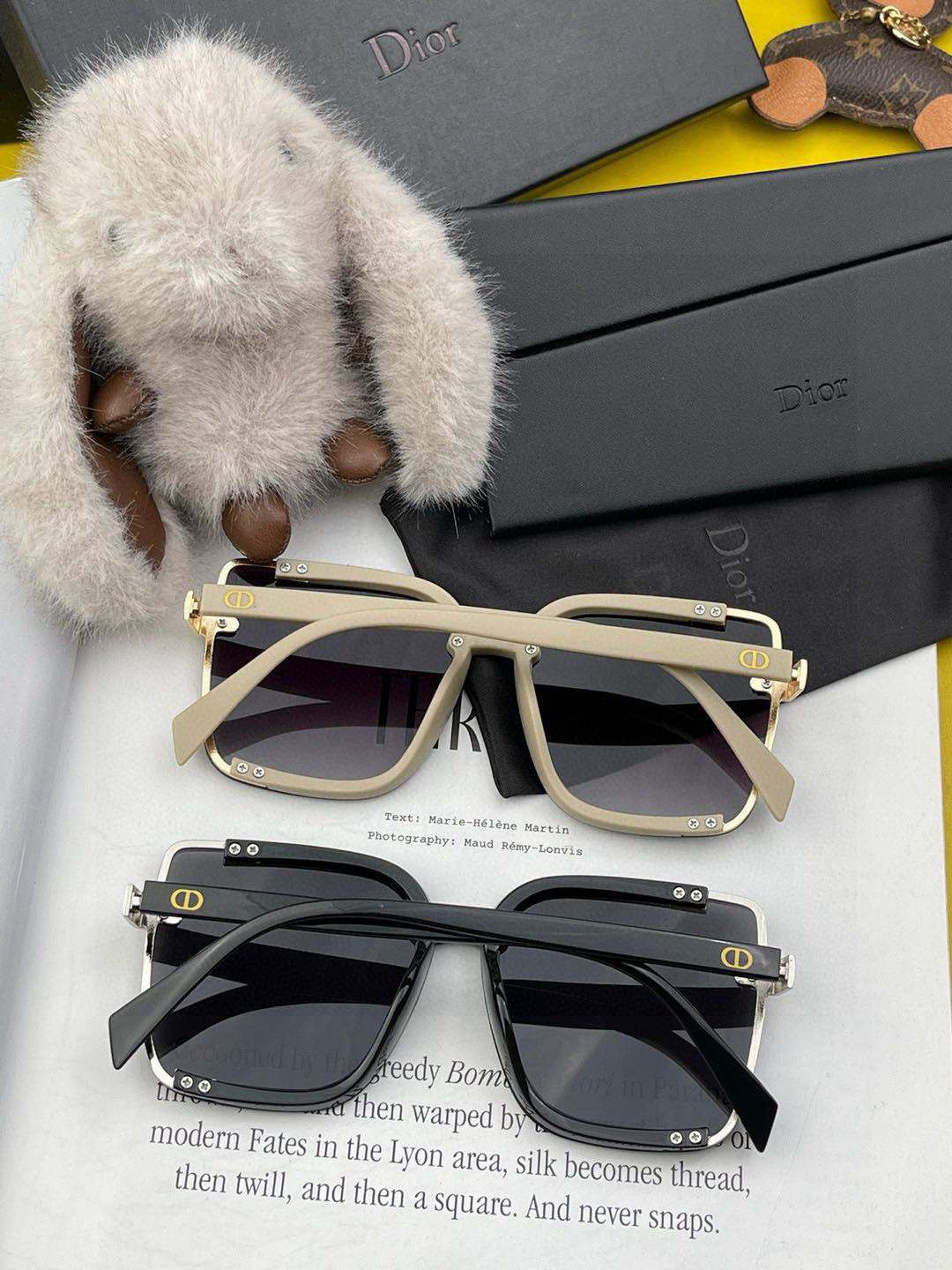  🔺 【DIOR-迪奥】2025开春新款 潮流爆款 时尚方框偏光太阳镜 高品质 佩戴舒适 网红潮款墨镜 