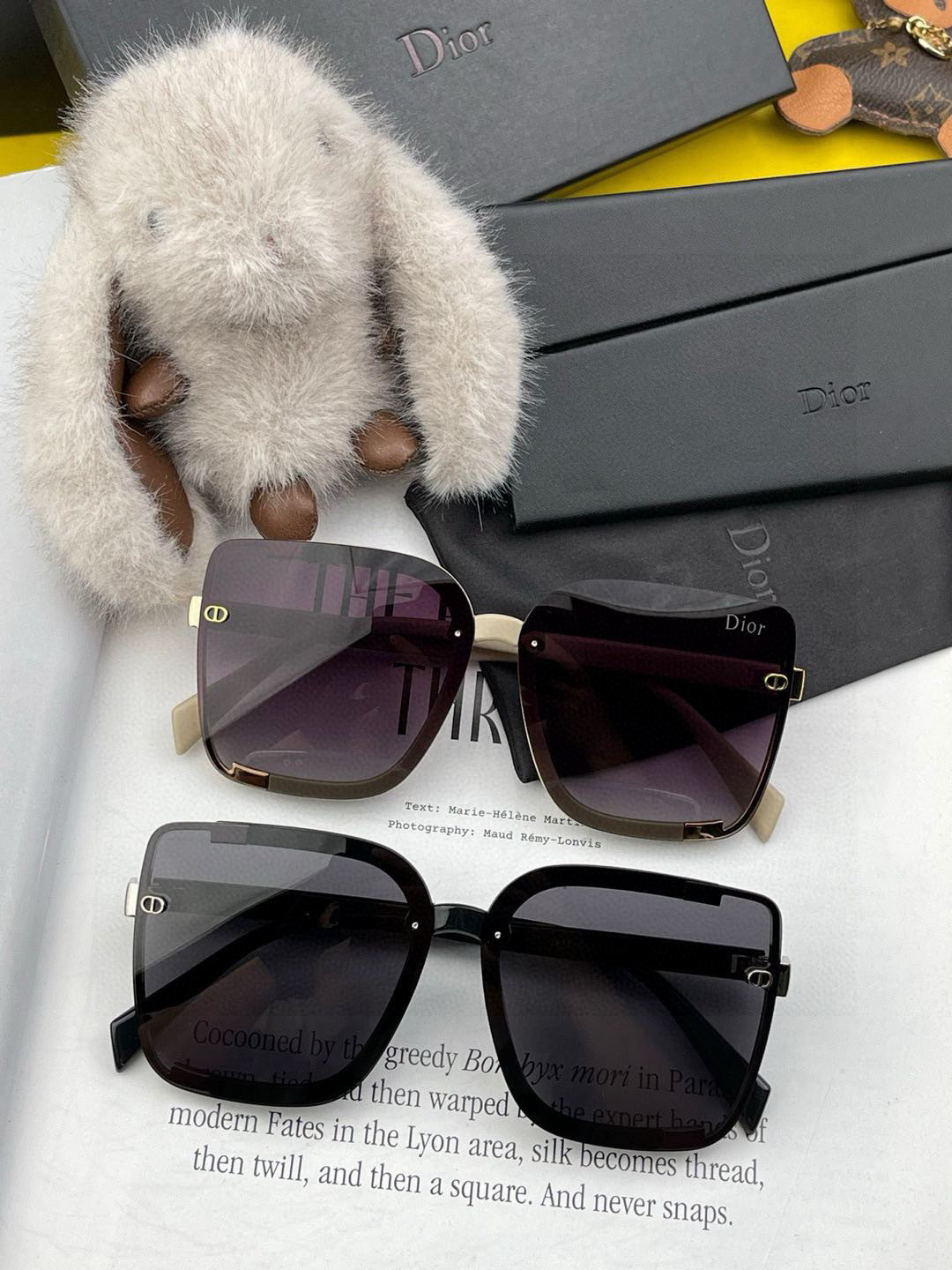  🔺 【DIOR-迪奥】2025开春新款 潮流爆款 时尚方框偏光太阳镜 高品质 佩戴舒适 网红潮款墨镜 