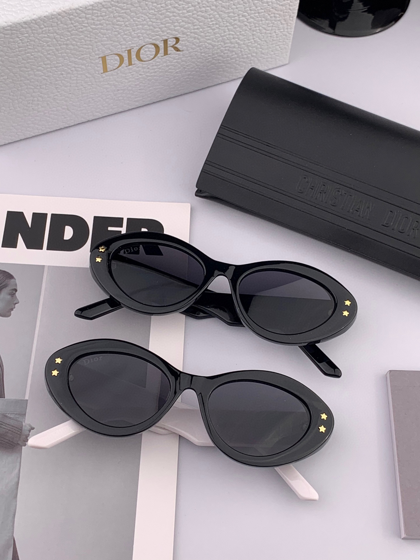 🔺 【DIOR-迪奥】2025开春新款 潮流爆款 时尚方框太阳镜 高品质 佩戴舒适 网红潮款墨镜 女士高
