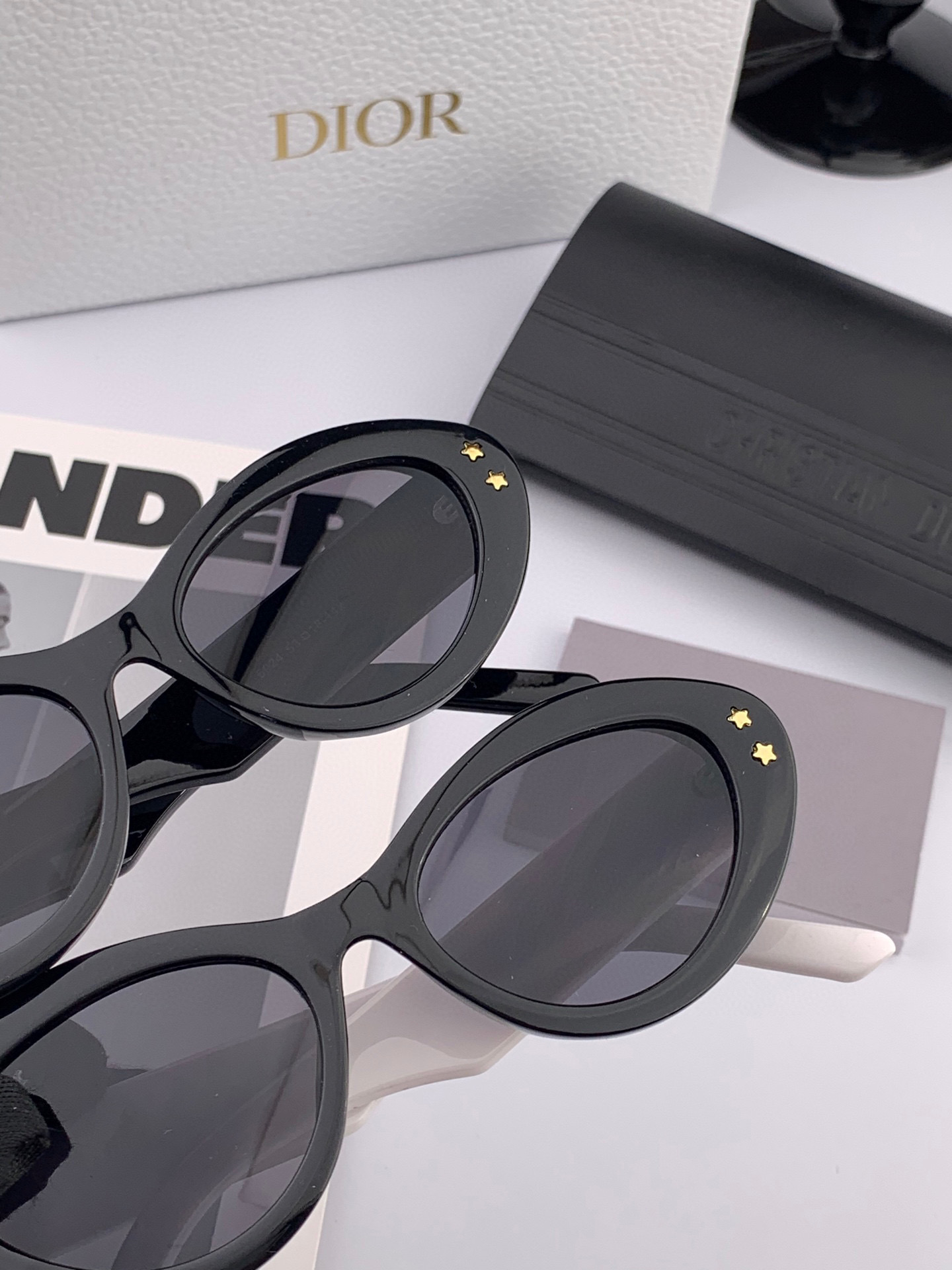 🔺 【DIOR-迪奥】2025开春新款 潮流爆款 时尚方框太阳镜 高品质 佩戴舒适 网红潮款墨镜 女士高