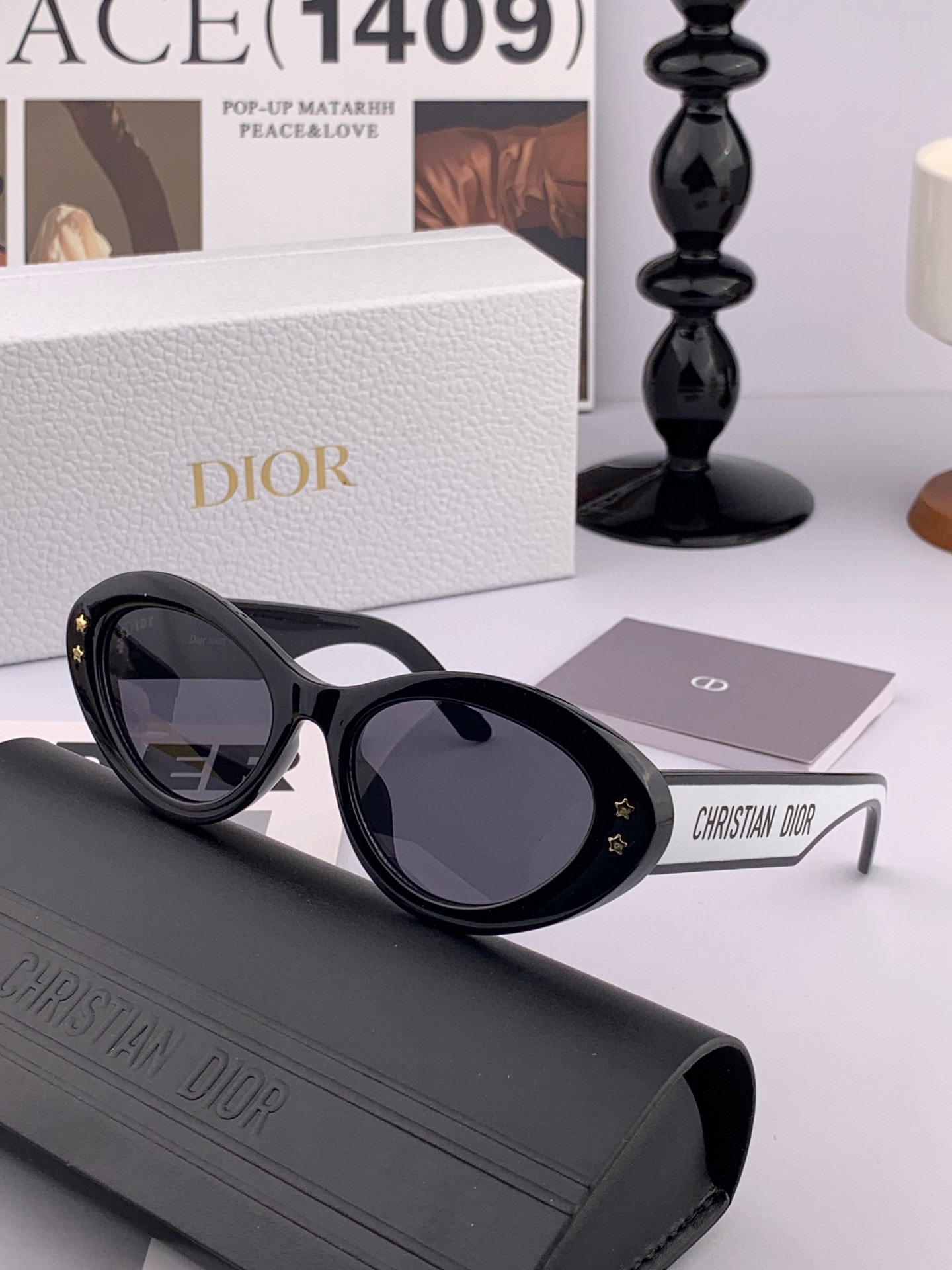 🔺 【DIOR-迪奥】2025开春新款 潮流爆款 时尚方框太阳镜 高品质 佩戴舒适 网红潮款墨镜 女士高