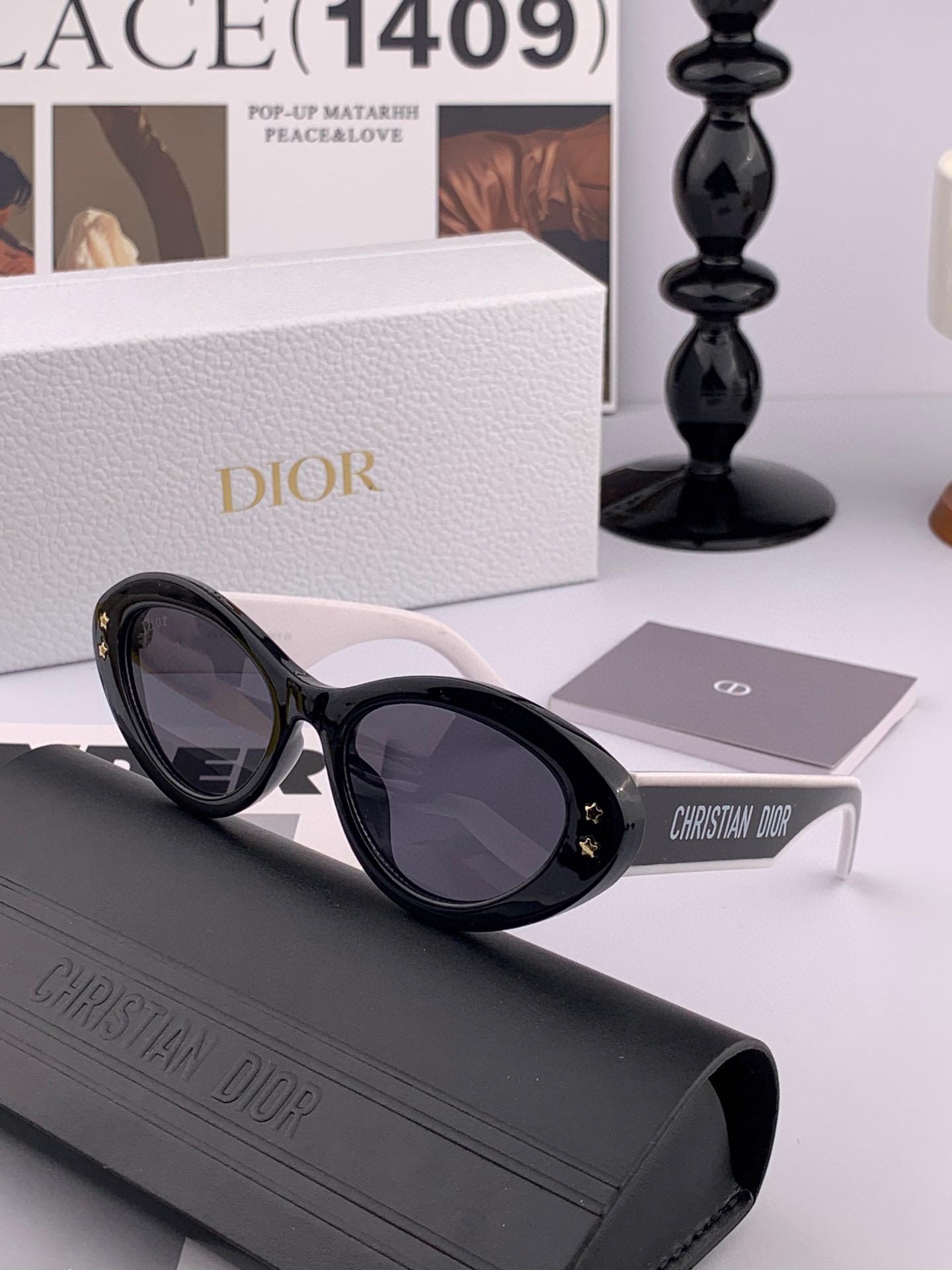 🔺 【DIOR-迪奥】2025开春新款 潮流爆款 时尚方框太阳镜 高品质 佩戴舒适 网红潮款墨镜 女士高